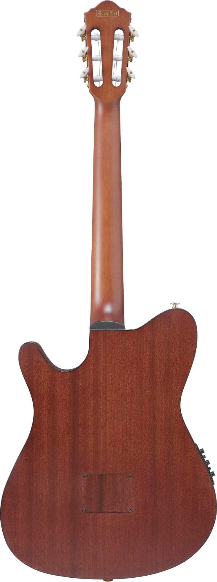 Ibanez Konzertgitarre FRH10N-NTF Brown Natural Flat, FRH, mit Tonabnehmer und Cutaway