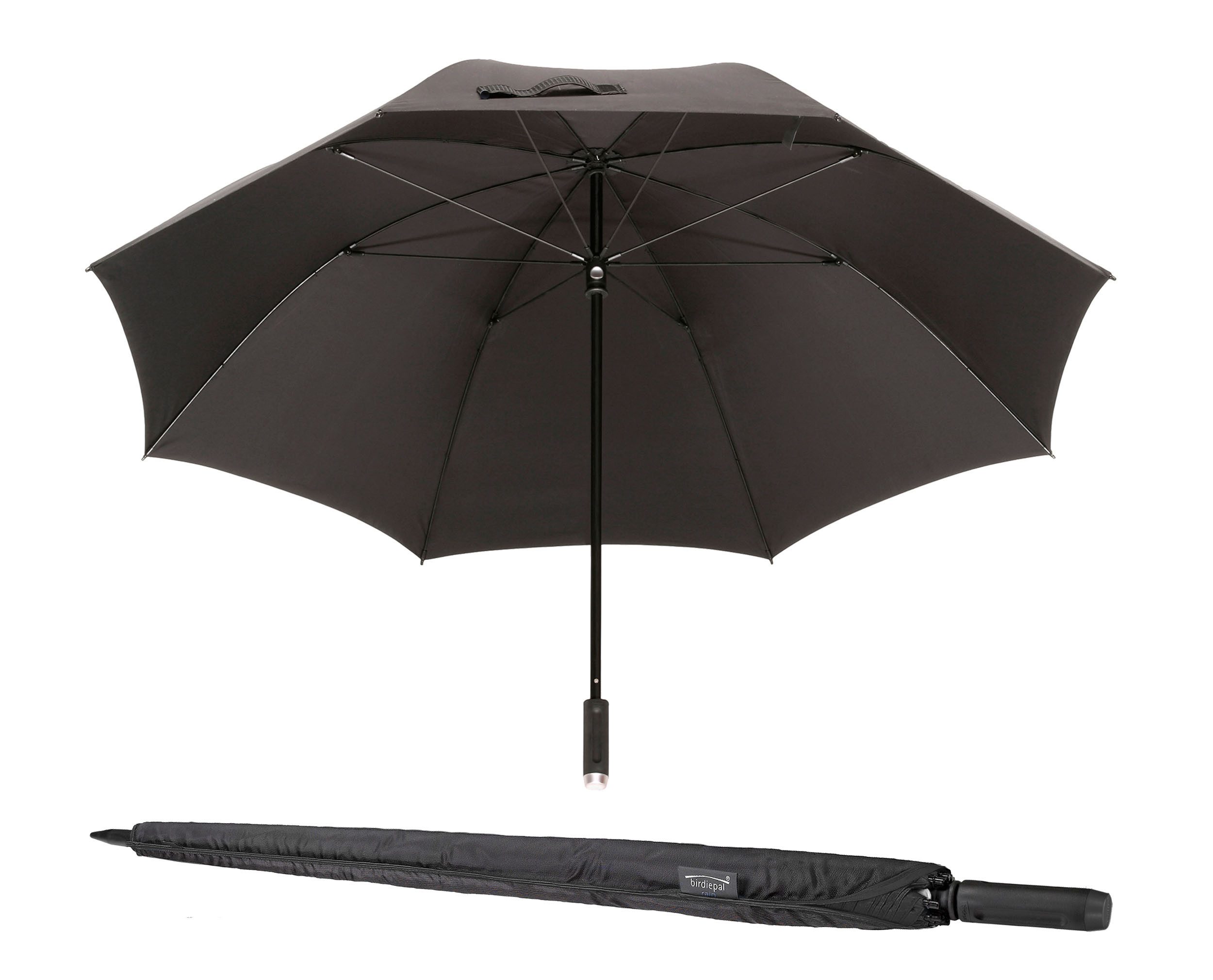 EuroSCHIRM® Stockregenschirm birdiepal® rain, Regenschirm für Zwei, extra großes Dach in XXL-Größe