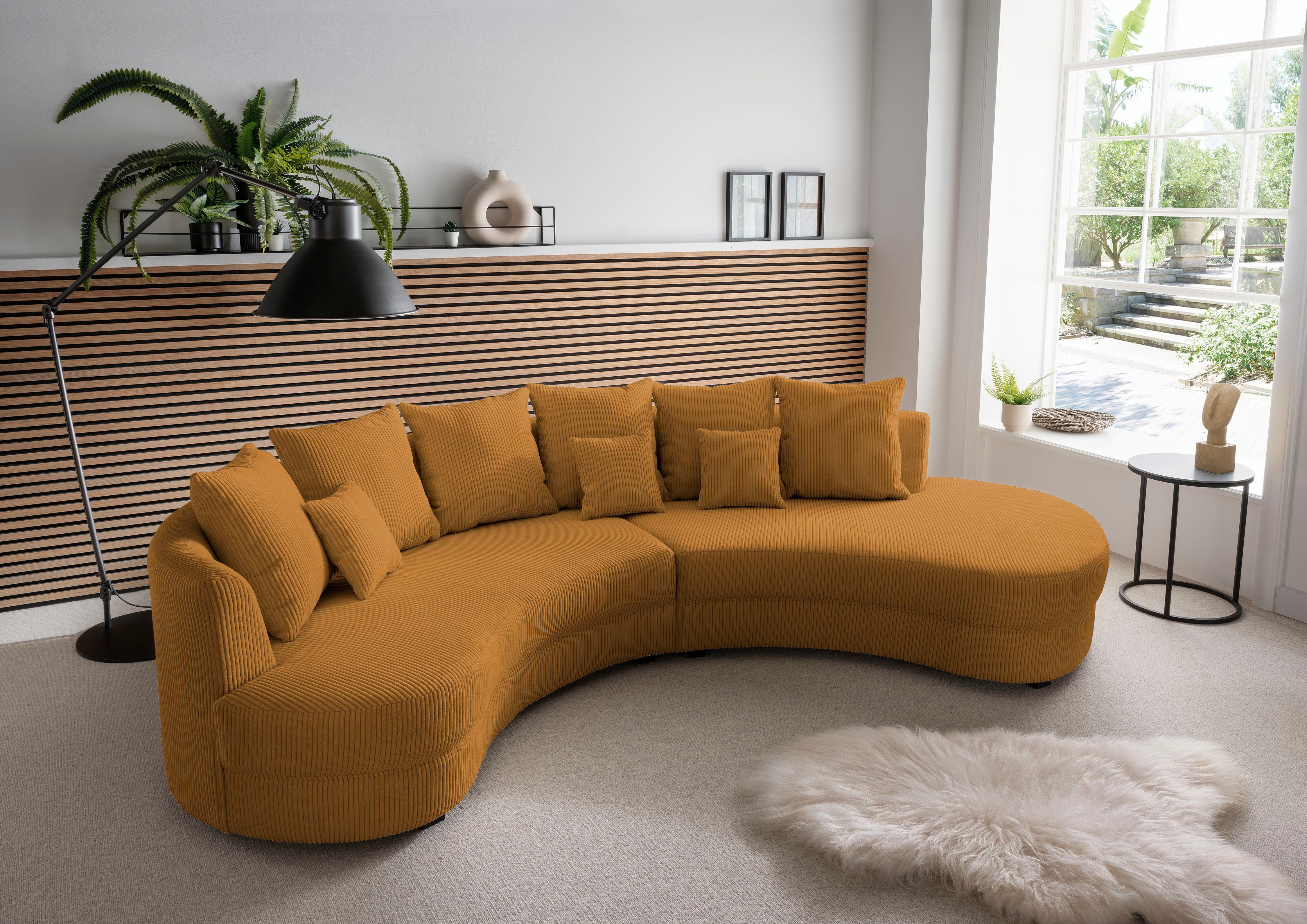 Home affaire Ecksofa Limoncello organische Formensprache, OTTOs Choice, L-Form, ergonomische Form