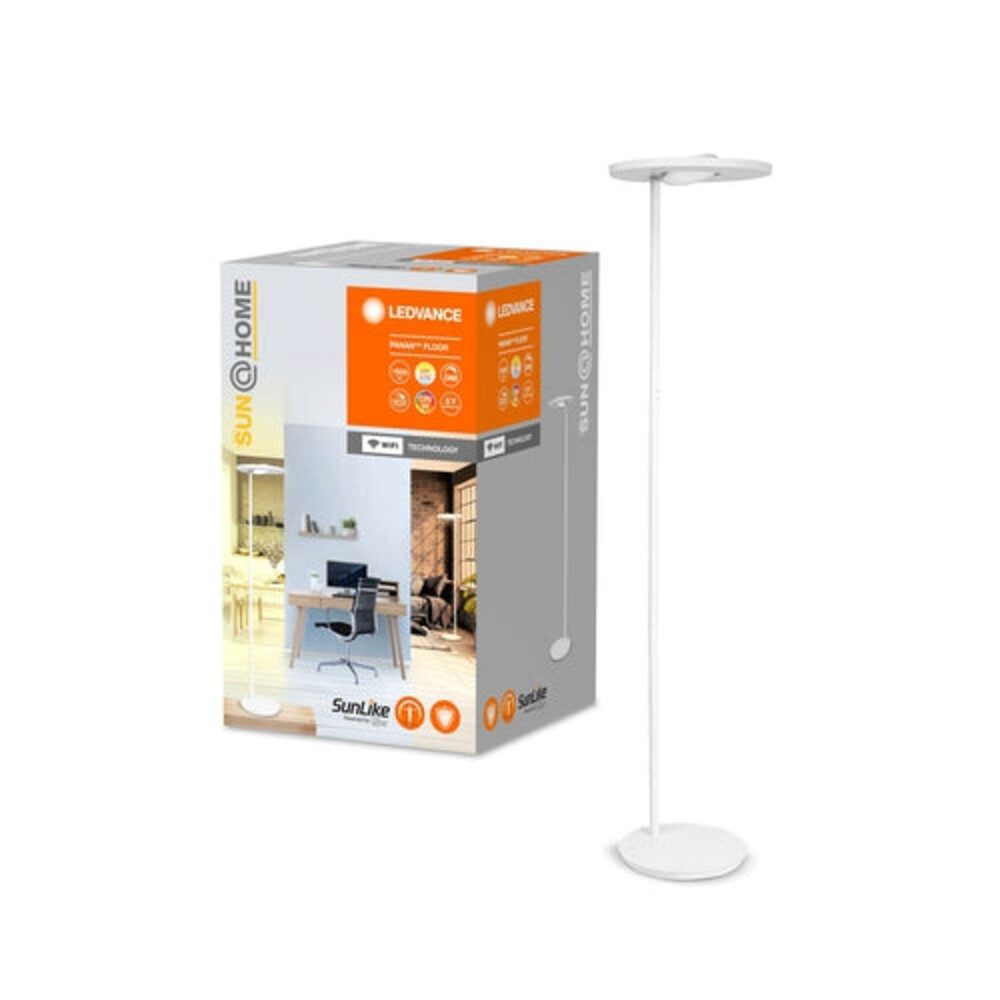 Ledvance LED Stehlampe Metal, 36W, neutralweiß, 2000lm, IP20, 400x400mm, smarthomefähig, neutralweiß, warmweiß