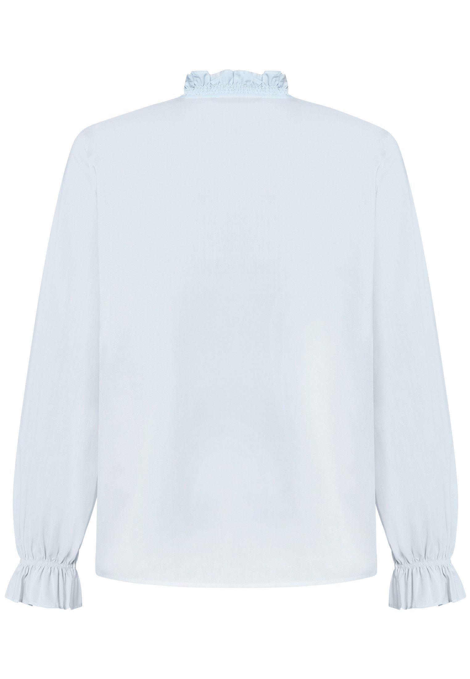 Zero Klassische Bluse Damen mit Rüschen