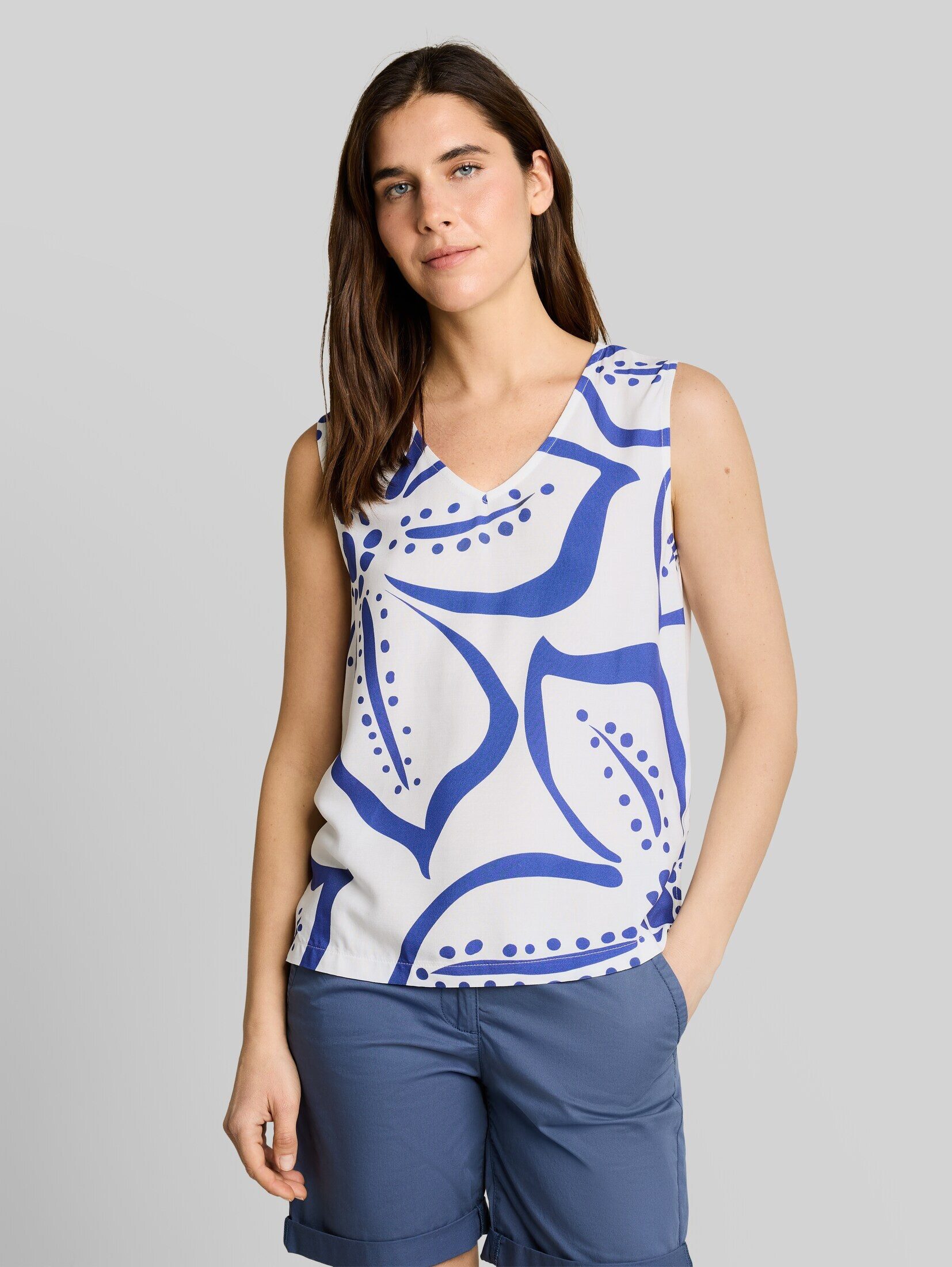 TOM TAILOR Trägertop T-Shirt Top mit Blumenmuster