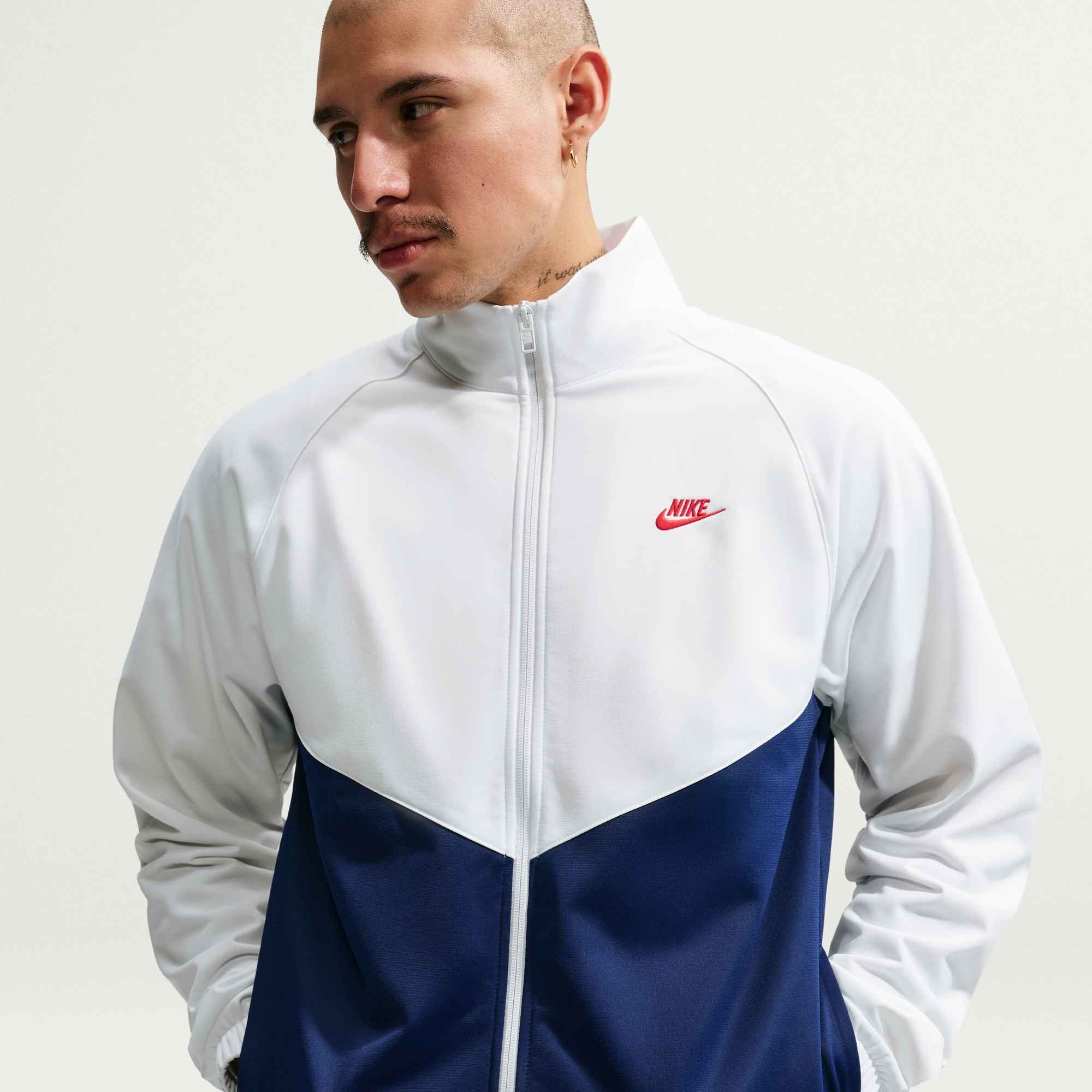 Nike Sportswear Trainingsanzug Nike Windrunner Men's Poly-Knit Tracksuit, zweiteiliges Outfit, aus Poly-Knit-Material, auch in großen Größen – Bild 4 von 5