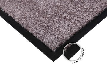 Fußmatte Super Wash & Clean, Andiamo, rechteckig, Höhe: 7 mm, Schmutzfangmatte, Uni Farben, Herbst &, rutschhemmend, waschbar