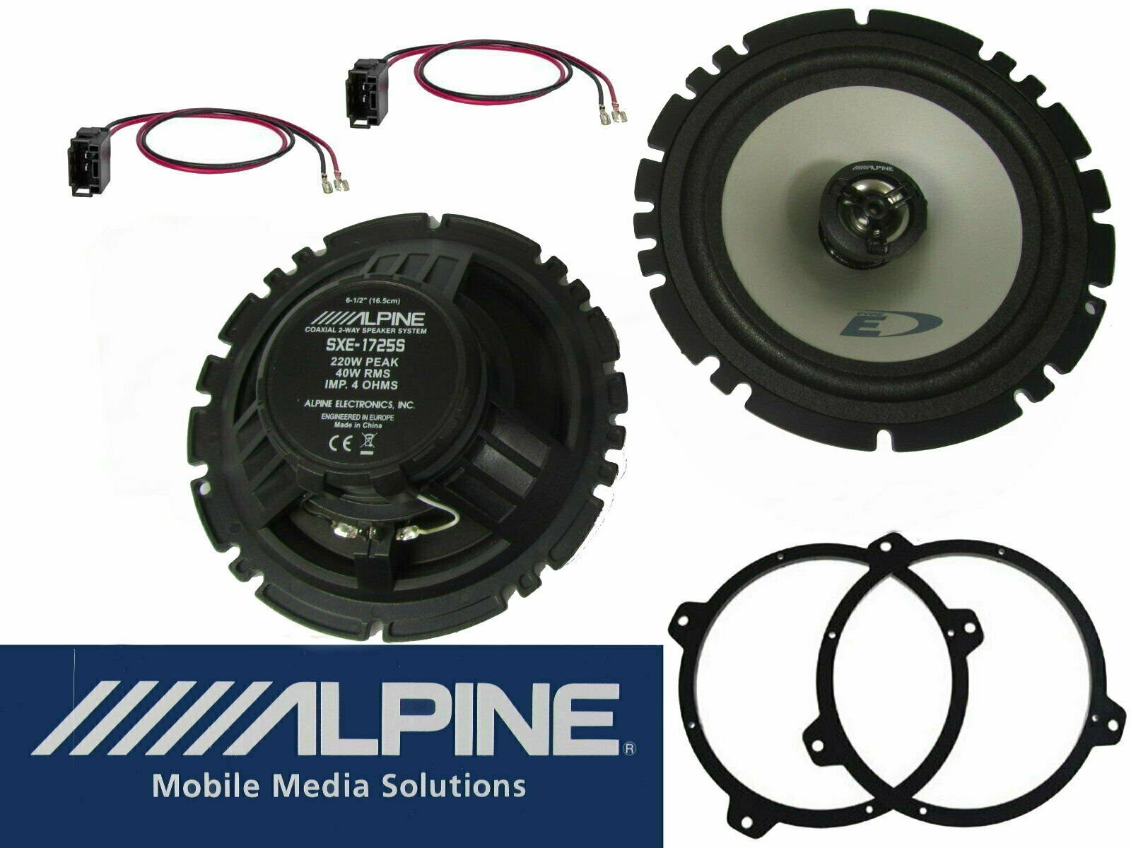 Alpine Tür Auto-Lautsprecher passend E46 für Lautsprecher (40 DSX 220 W) 3er Vorne Watt BMW