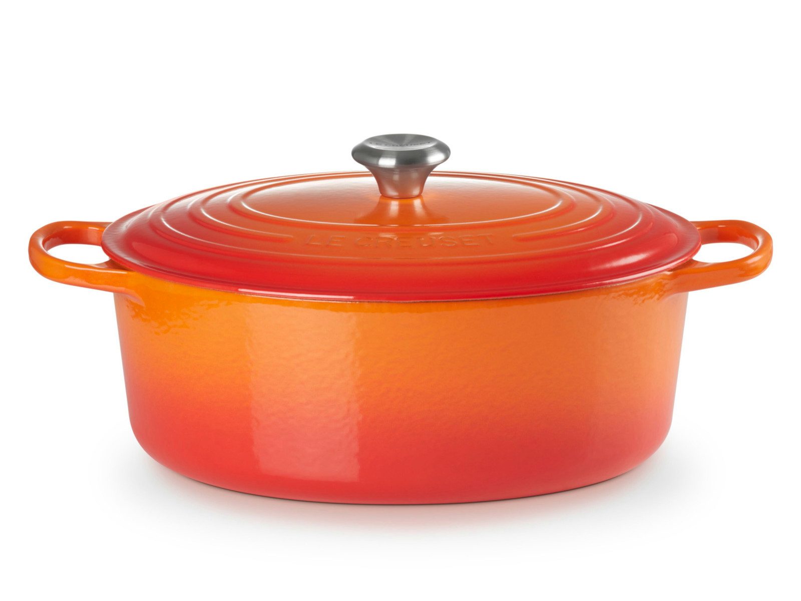 LE CREUSET Каструлі жаровні Каструлі жаровні Signature oval ofenrot 33cm, Emailliertes Gusseisen