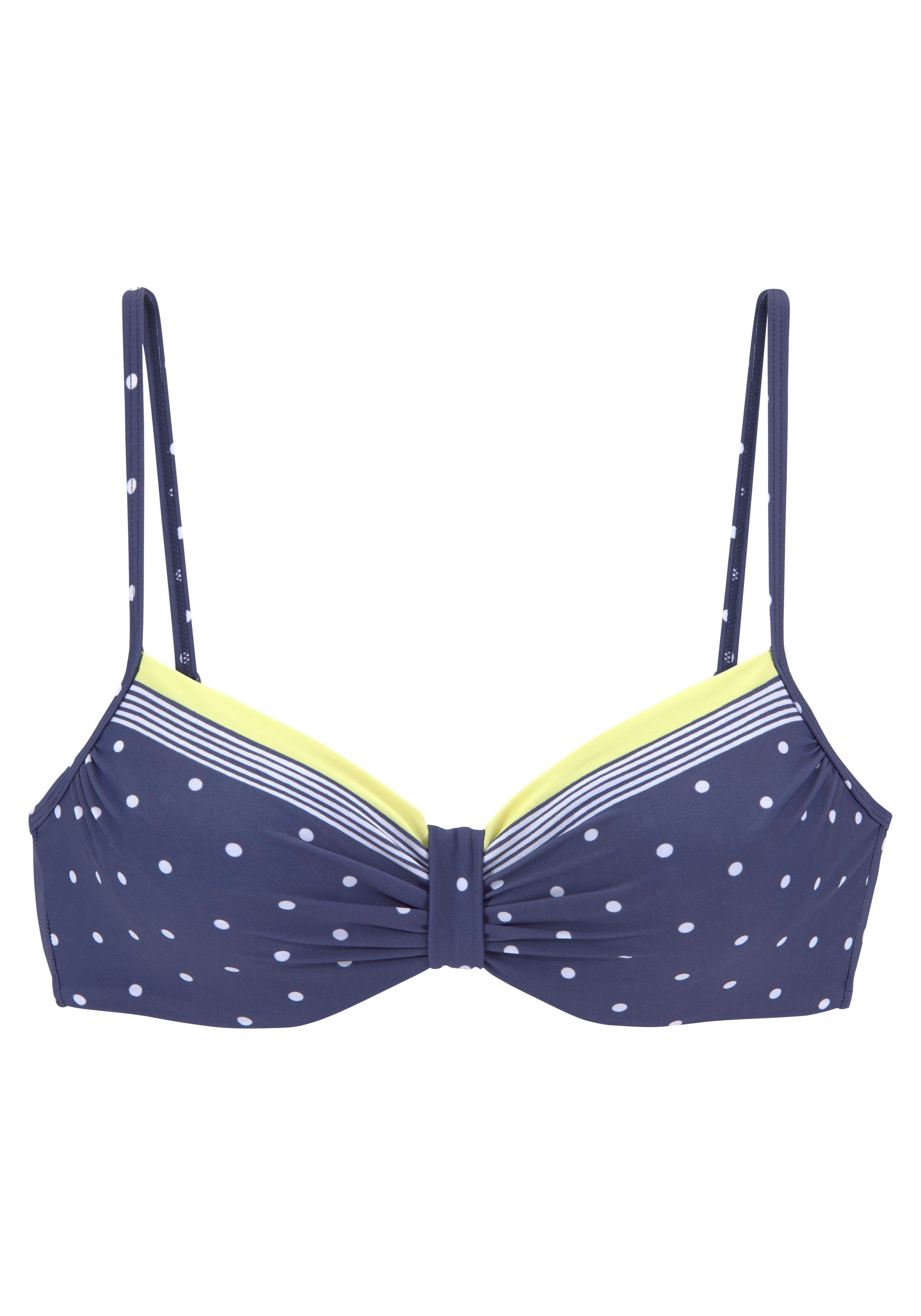 LASCANA Bügel-Bikini-Top Monri, mit geraffter Mitte günstig online kaufen