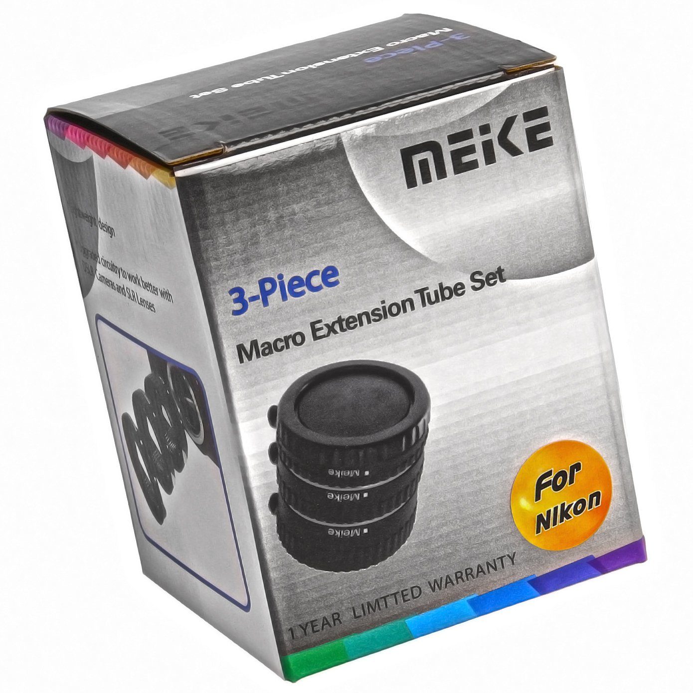 Meike Makroobjektiv mm 12/20/36 Zwischenringe Nikon Makrofotographie MK-N-AF-B Automatik -