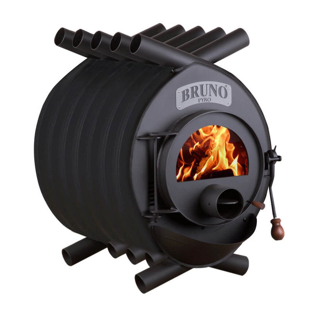 Bruno Kaminofen Bruno® Werkstattofen Pyro III schwarz 19 kW Stahl A, 19 kW