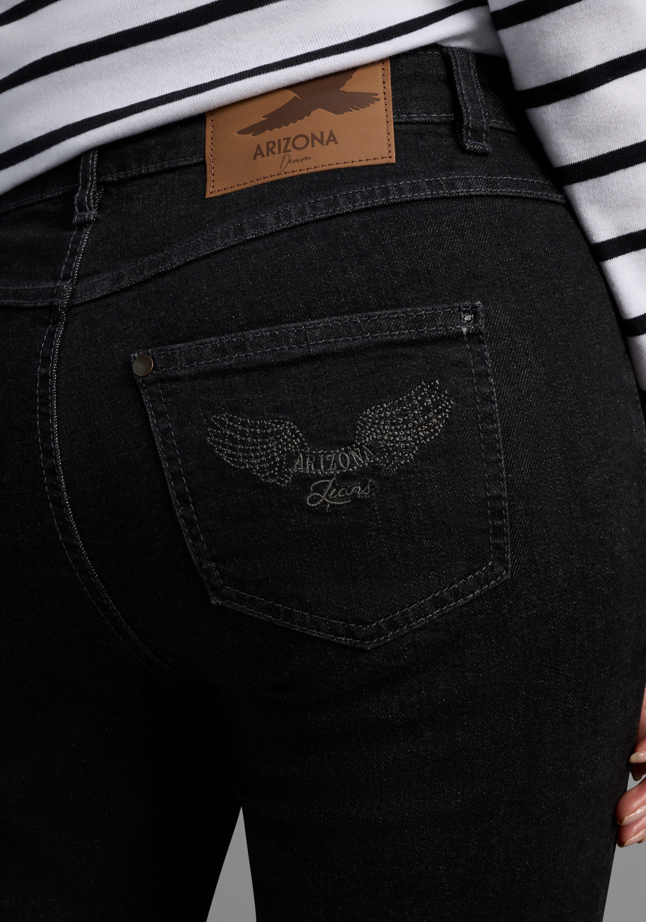 Arizona Gerade Jeans Comfort-Fit High Waist