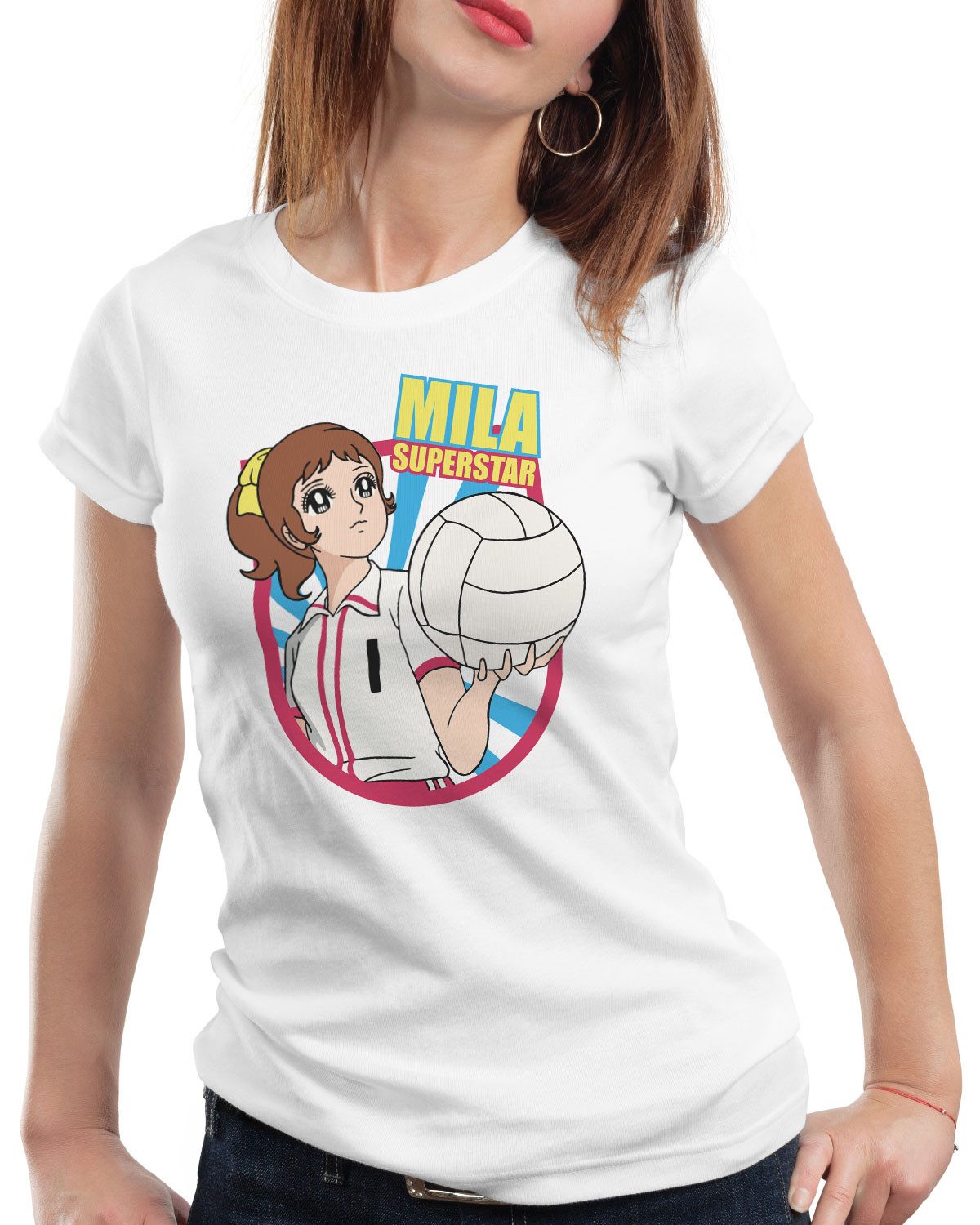 style3 T-Shirt Mila Superstar volleyball team günstig online kaufen