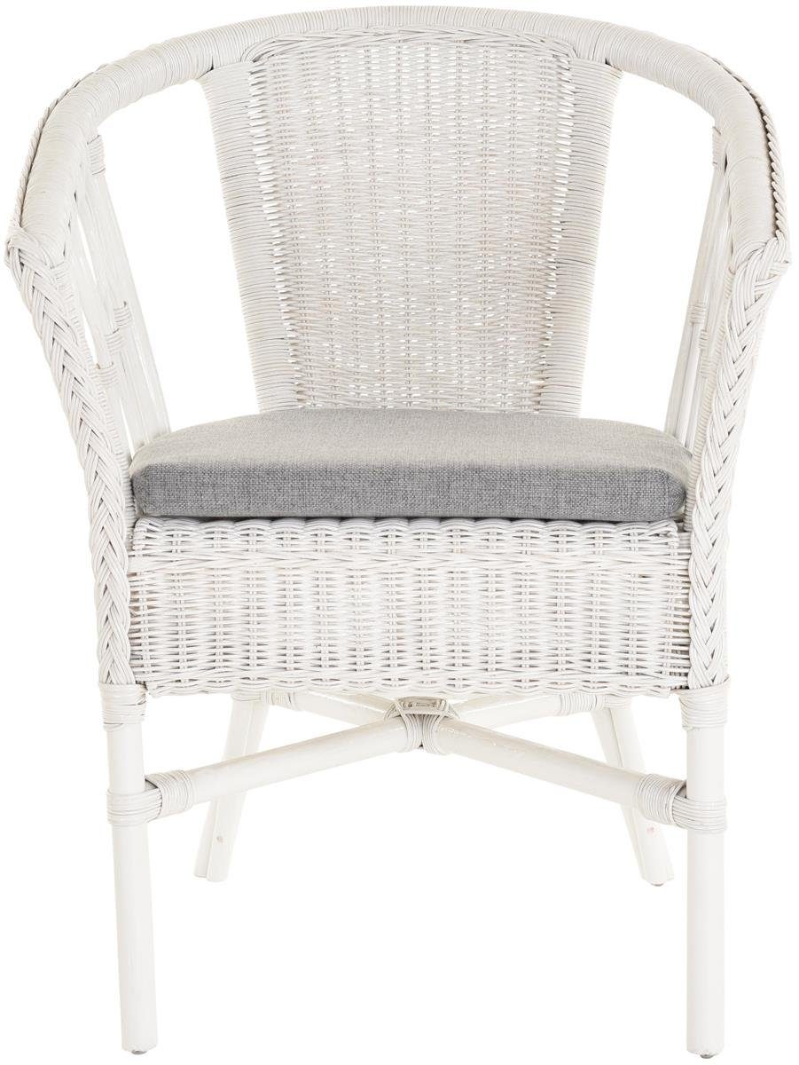 Krines Home Sessel Stapelbarer Rattansessel Bistro günstig online kaufen