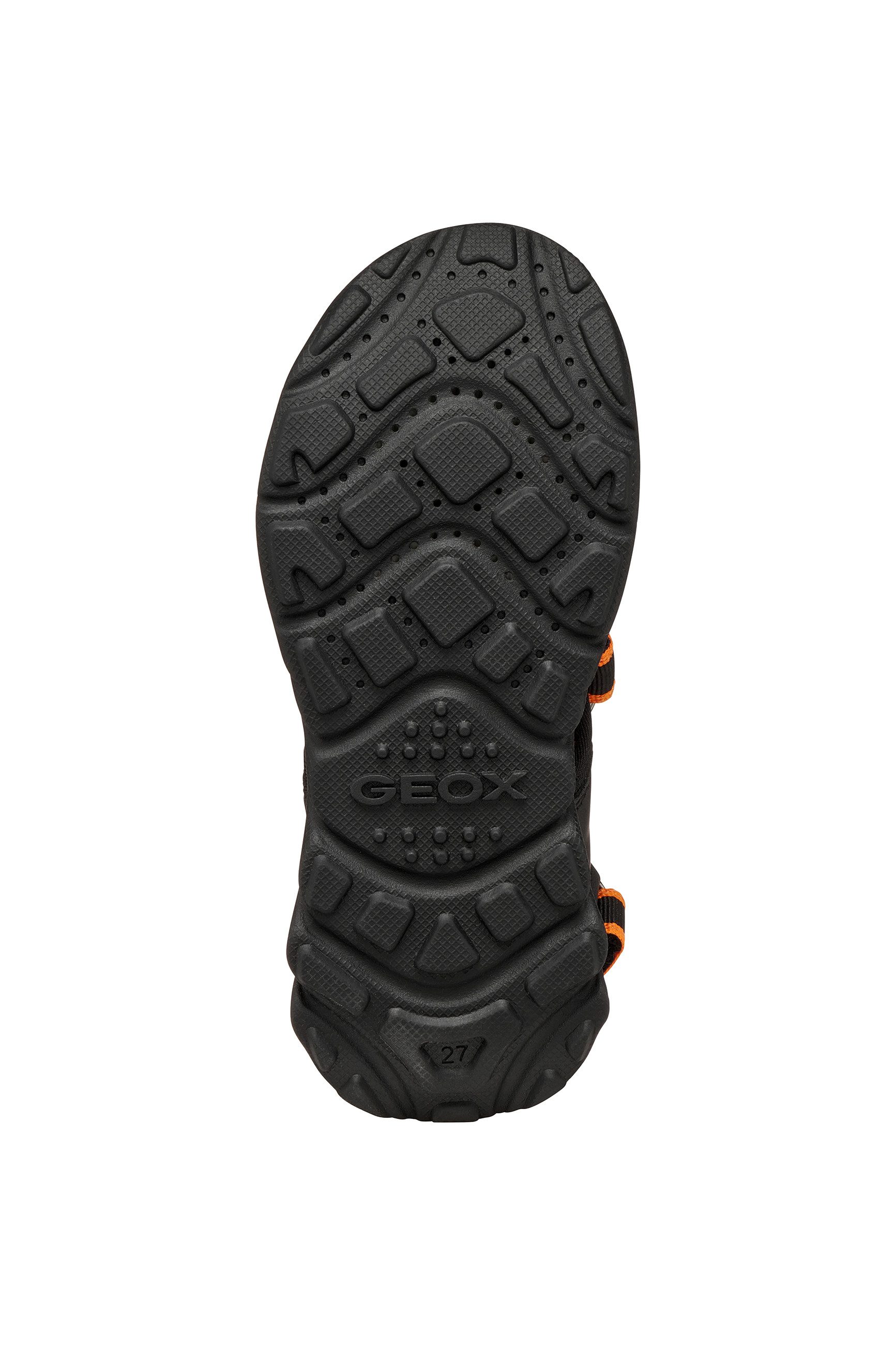 Geox J SANDAL AIRADYUM BO Sandale Klettschuh, Freizeitschuh mit Größenschablone zum Download