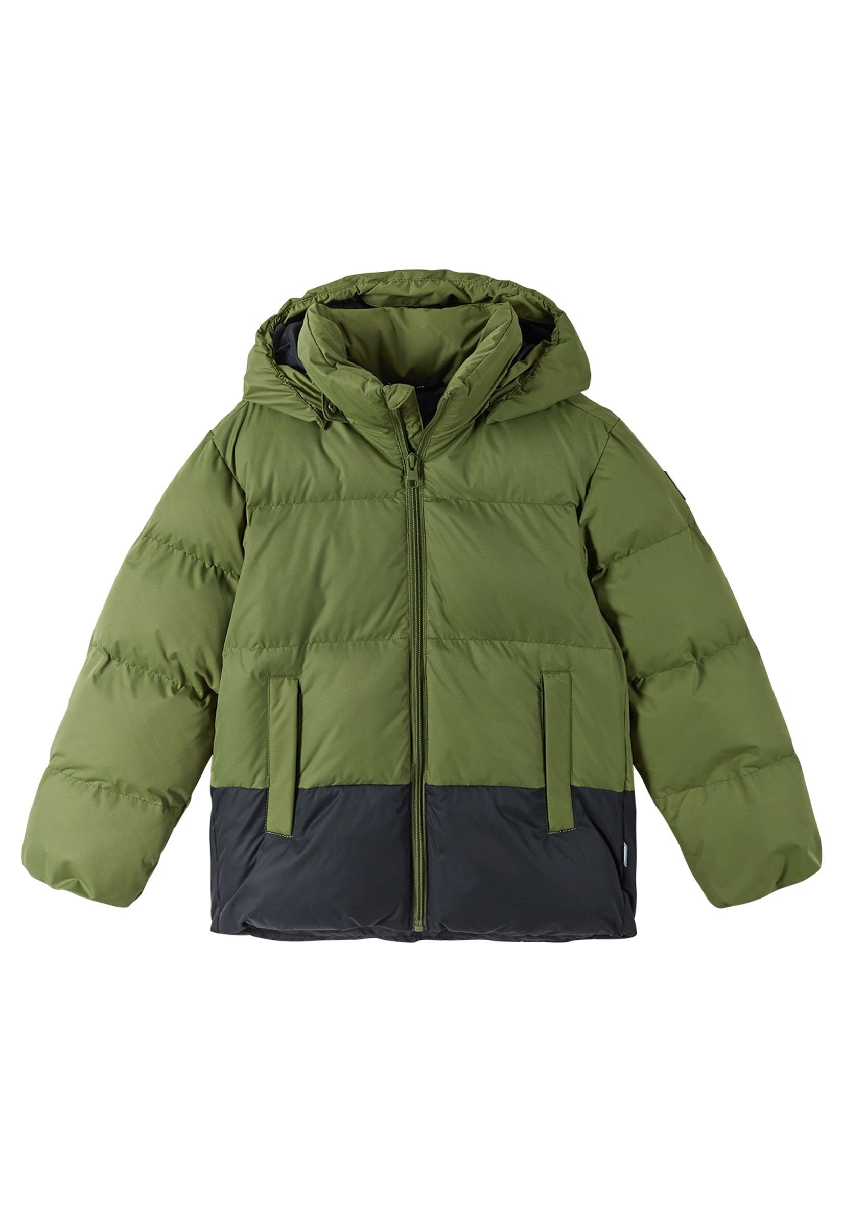 reima Winterjacke Teisko atmungsaktiv, wasserabweisend und wärmend bluesign®-zertifiziertes Futtermaterial Khaki green