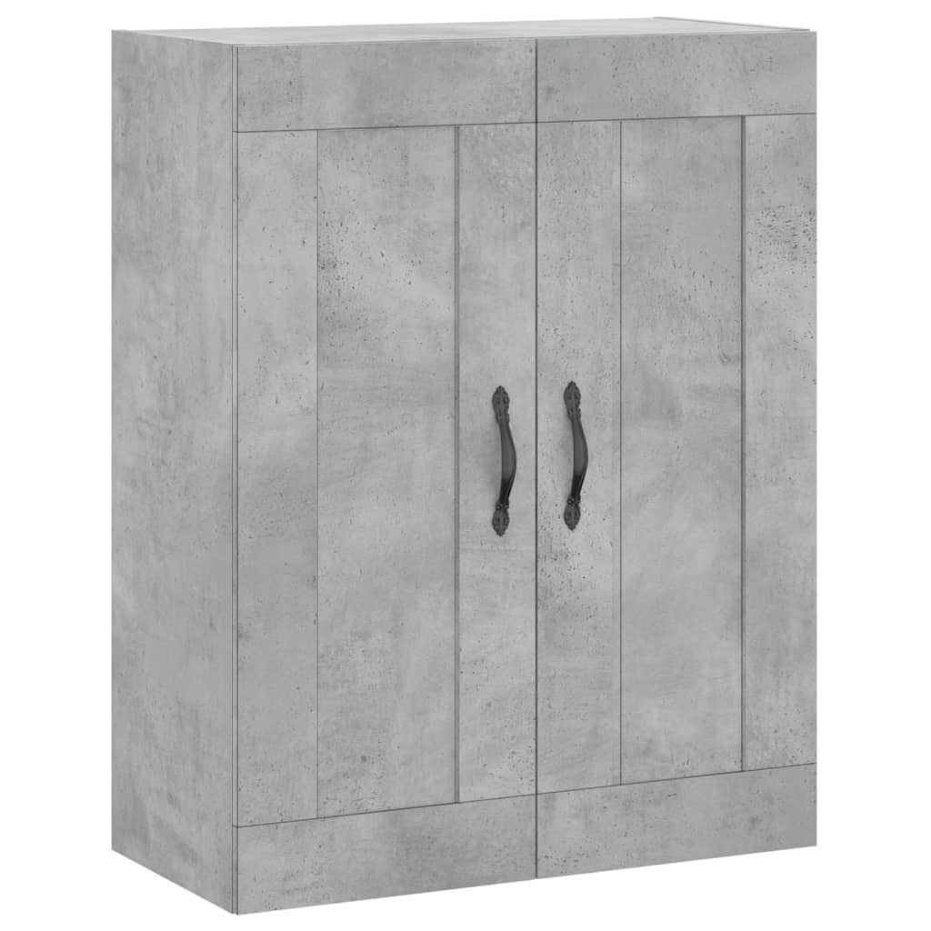 vidaXL Hängeschrank Wandschrank Betongrau 69,5x34x90 cm günstig online kaufen