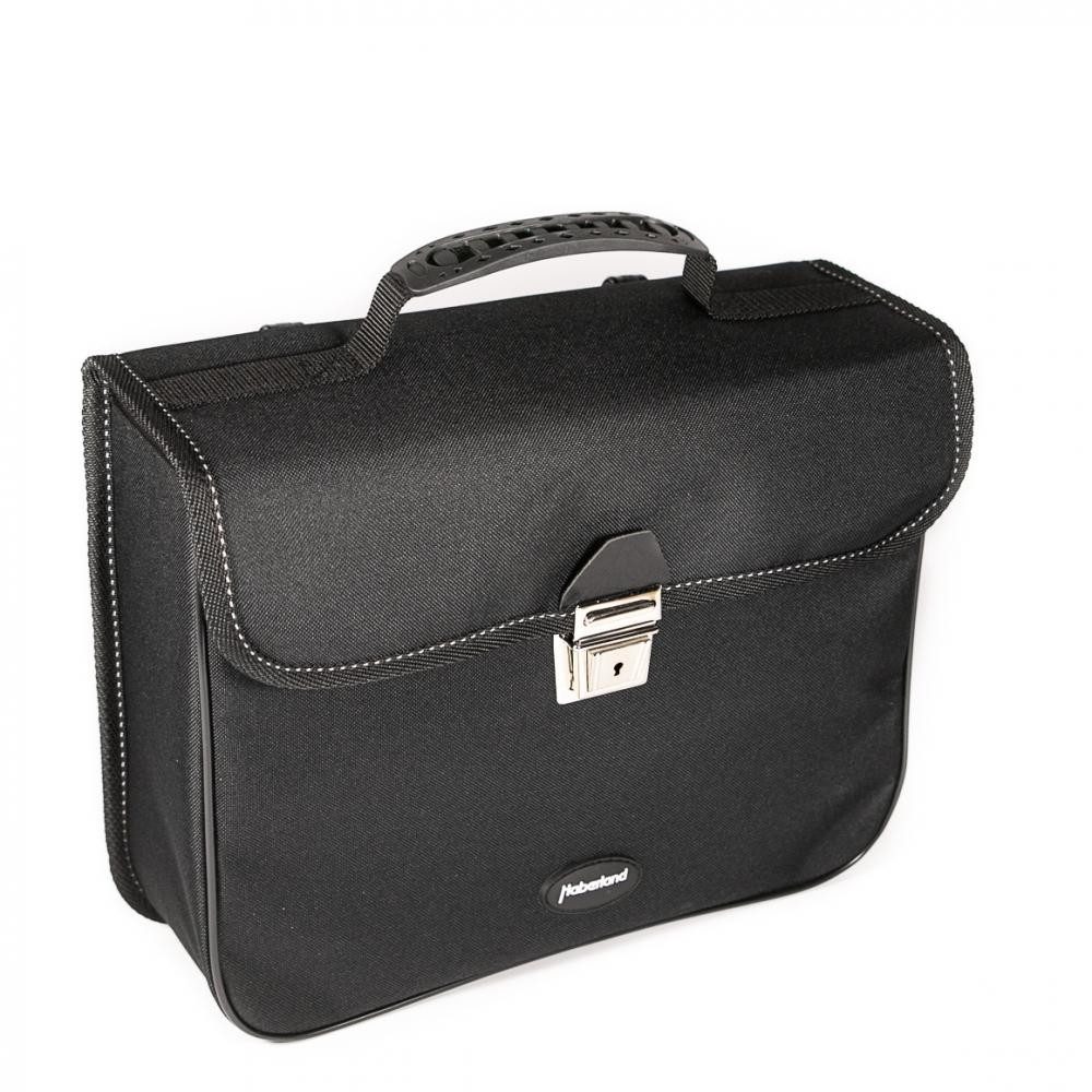Haberland Fahrradtasche Haberland Standard Einzeltasche 10 l abschließbar Schwarz