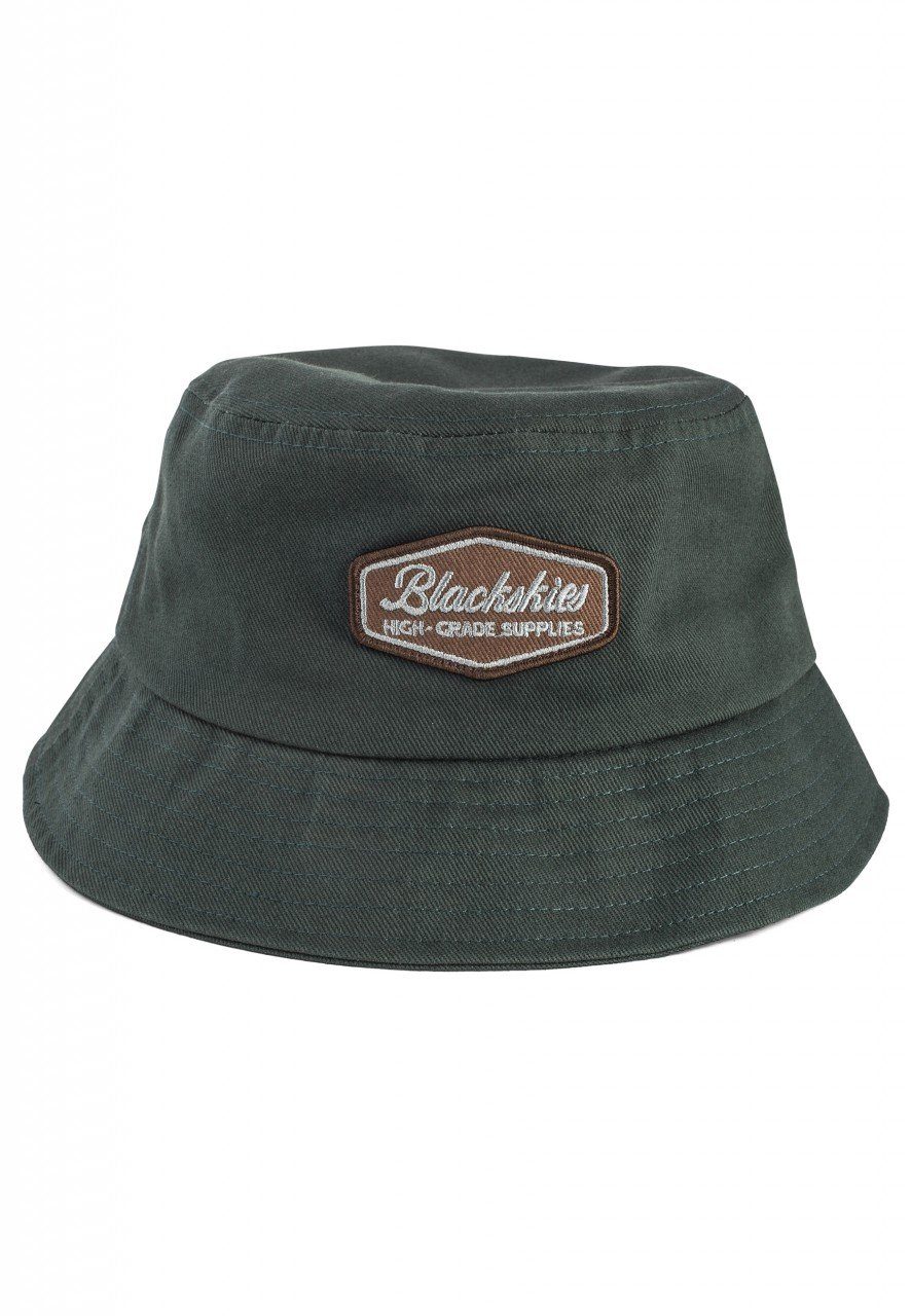 Blackskies Sonnenhut Osis Bucket Hat Waldgrün-Braun
