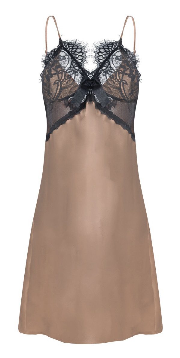 DKaren Negligé Nachthemd mit bequemem Schnitt - ohne Bügel mit schöner Spitze