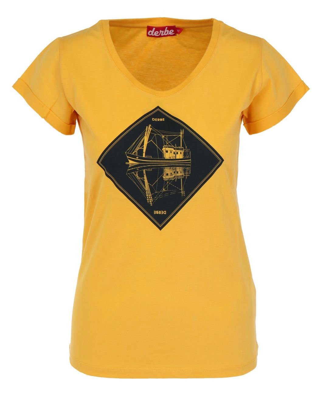 Derbe Print-Shirt Schipp (1-tlg)
