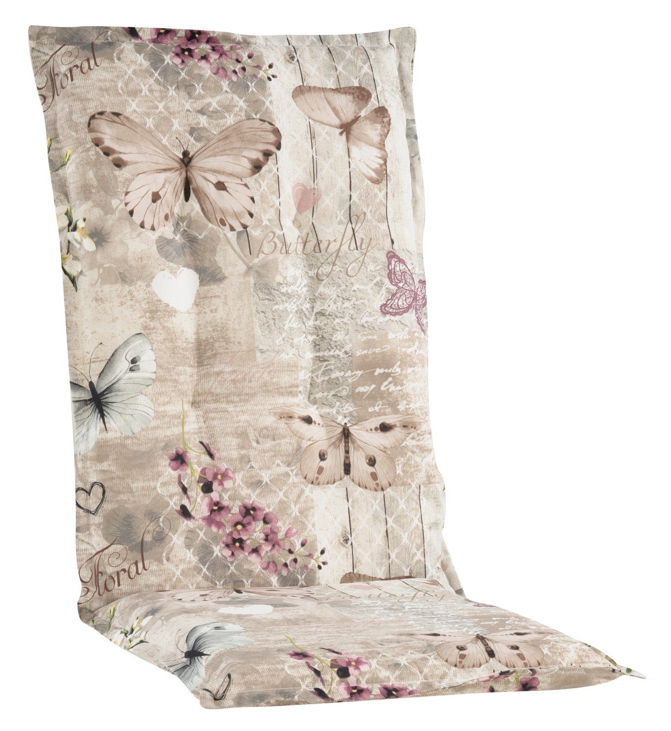 GO-DE Hochlehnerauflage Gartenstuhlauflage für Hochlehnerstühle, (1 St), Ga günstig online kaufen