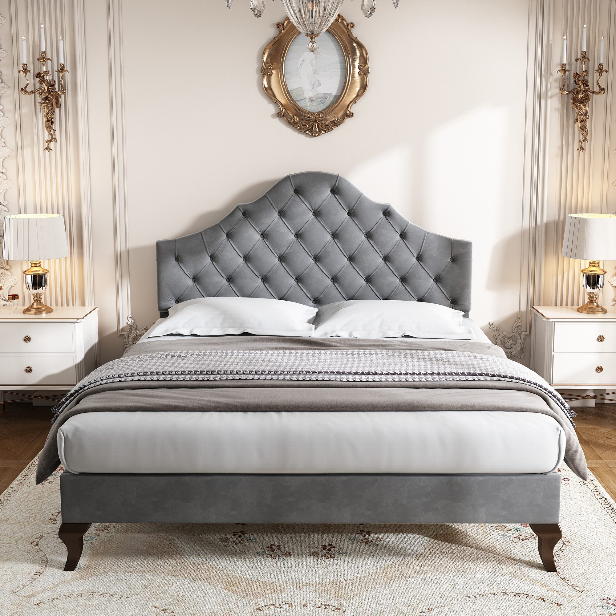 STILVORA Polsterbett 140×200 Jugendbett Kinderbett mit günstig online kaufen