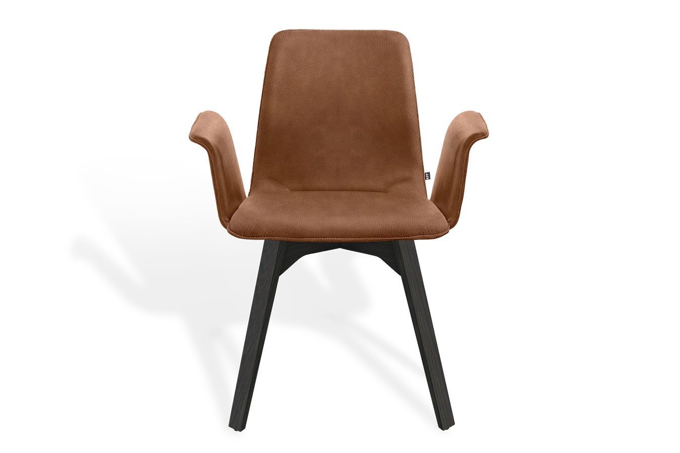 KFF Armlehnstuhl Armlehnstuhl Maverick Leder braun