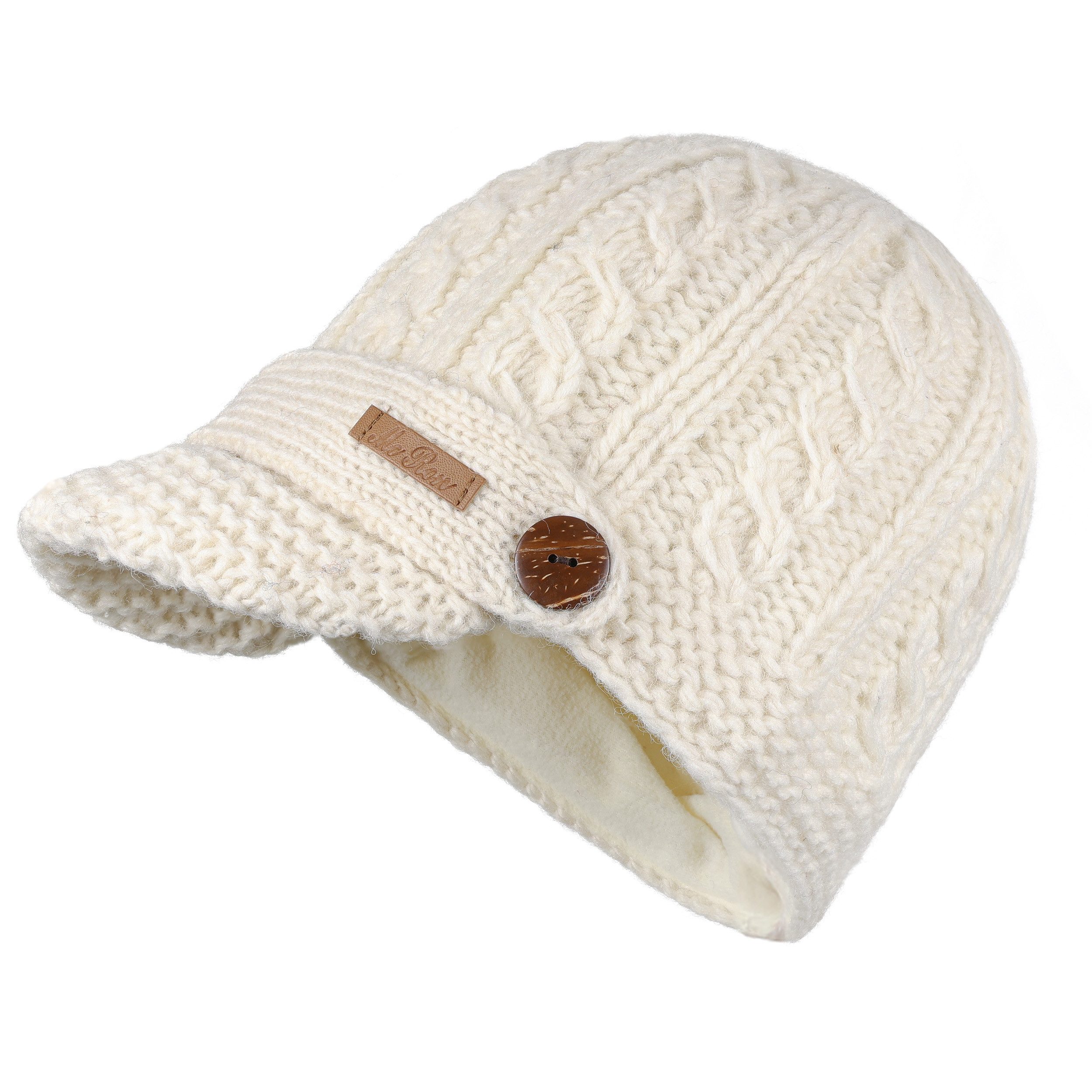 McRon Strickmütze Wollmütze Modell Elisha Gefüttert mit Fleece günstig online kaufen