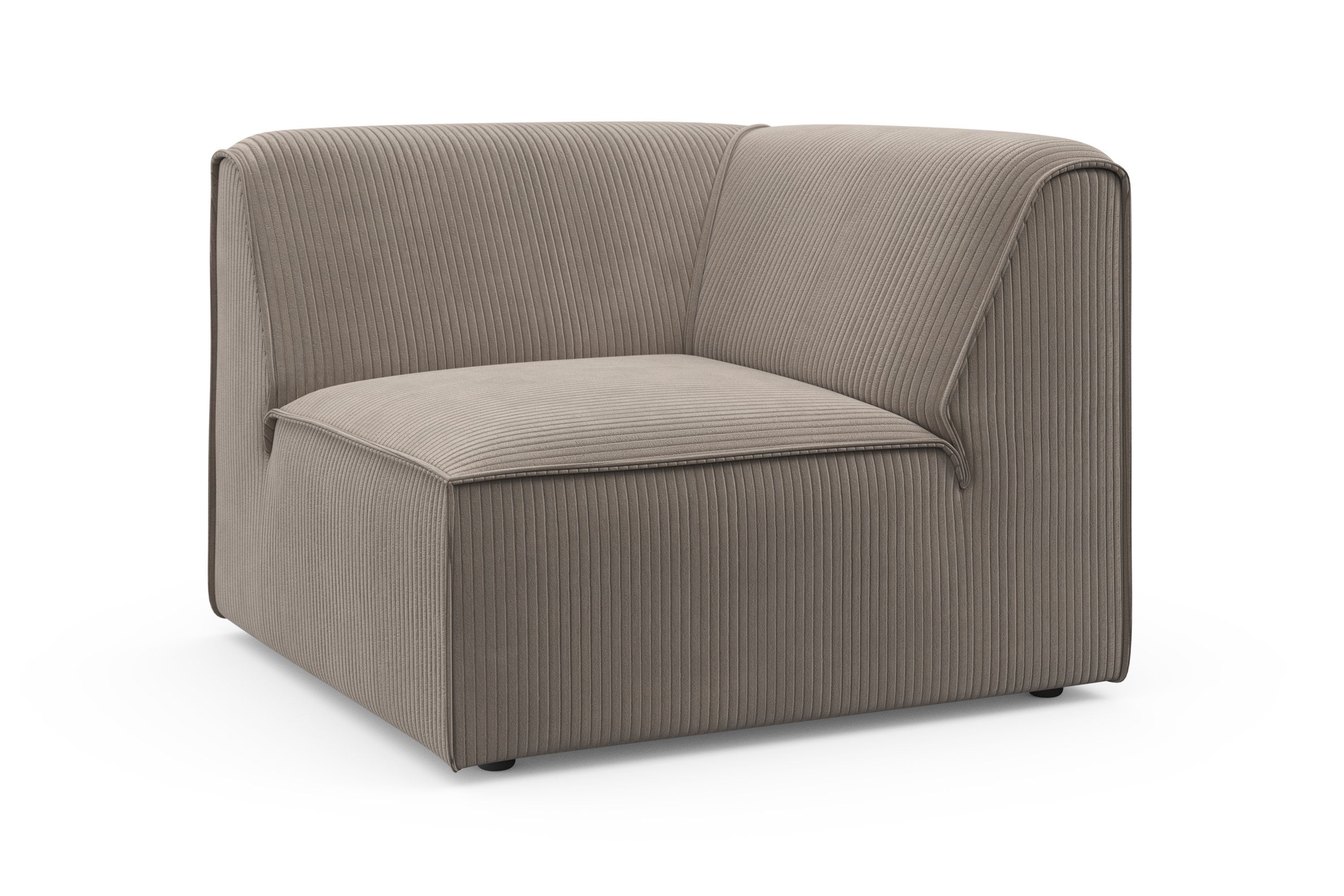 RAUM.ID Sofa-Eckelement Merid (1 St), als Modul oder separat verwendbar,  für individuelle Zusammenstellung