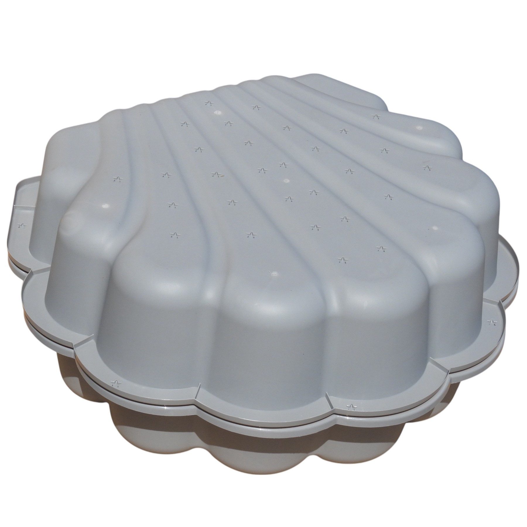 TikTakToo Sandkasten Wasser- und Sandmuschel oder Babypool oder Bällebad, (oder als Pool incl. Abdeckung oder mit Sandspielzeug, 2-tlg., als Sandlkasten incl. Abdeckung), 2 oder 6-teilig oder 7-teilig