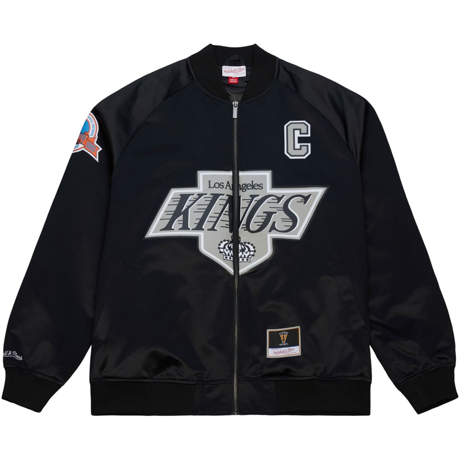 Mitchell & Ness Bomberjacke Satin Los Angeles Kings Wayne Gretzky günstig online kaufen