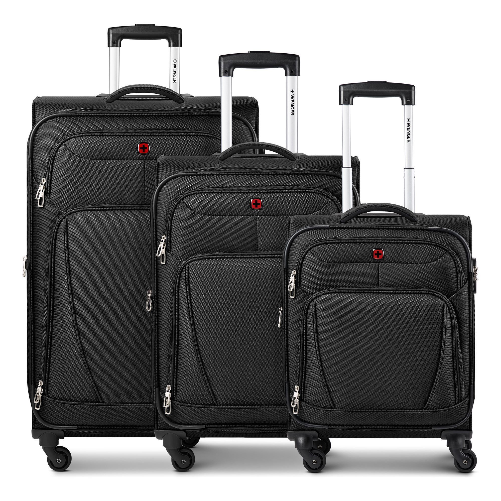 Wenger Trolleyset Beaumont, 4 Rollen, (3-teilig, 3 tlg), Polyester