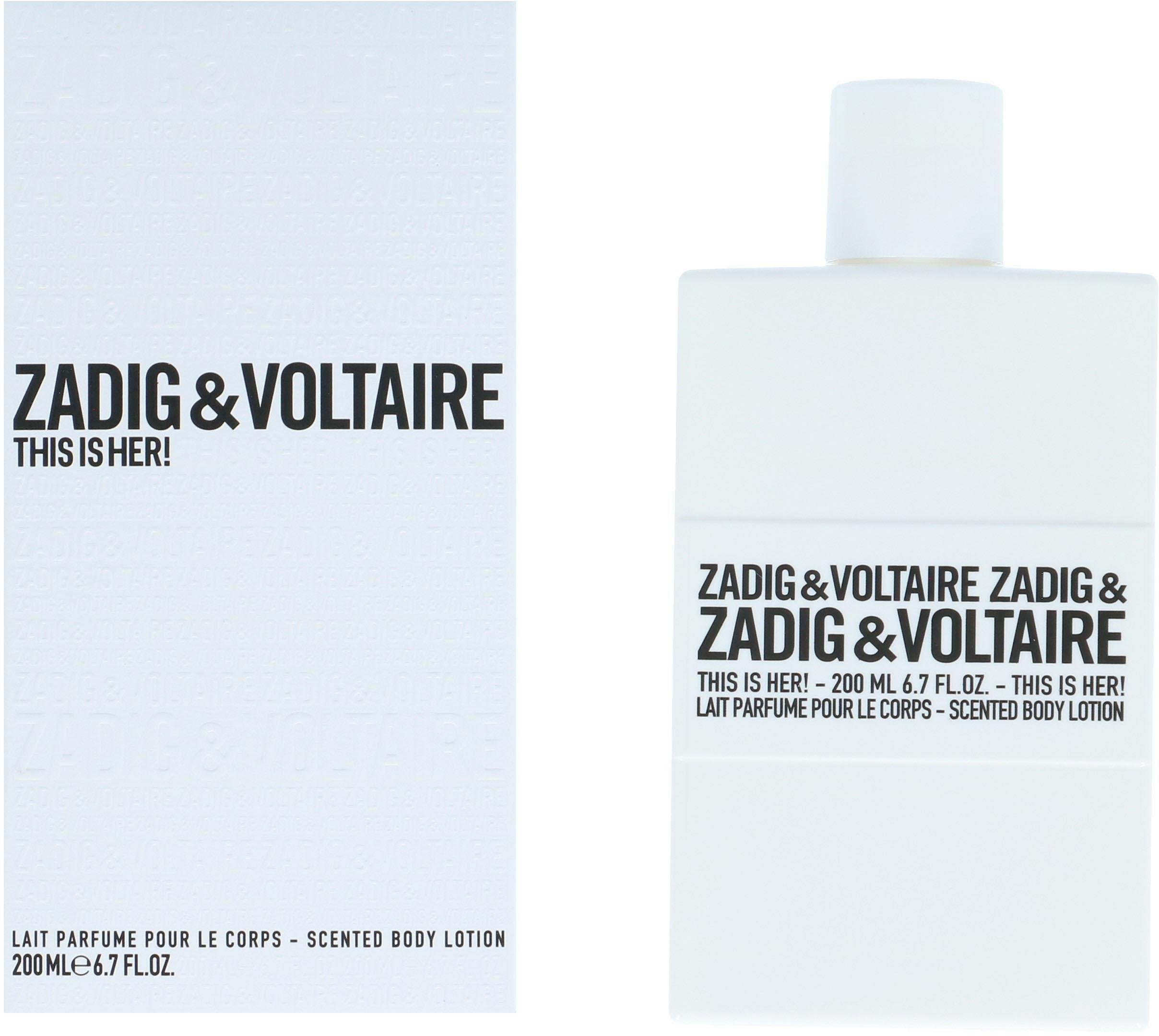 VOLTAIRE & Her! is Bodylotion ZADIG This