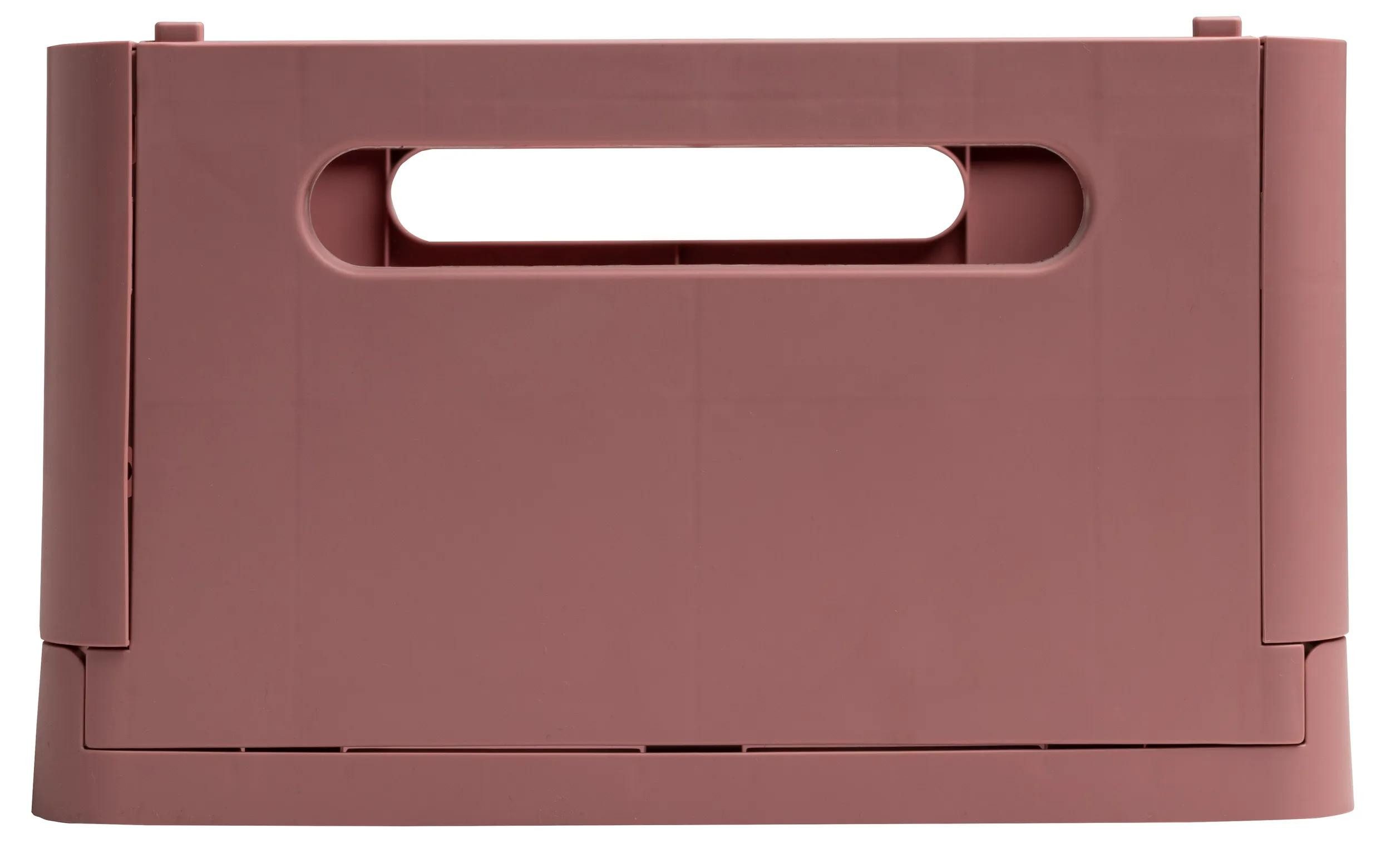 EXACOMPTA Schubladenbox 4x The Smart Case, klappbare Maxi-Box A4+, Skandi - Altrosa - 27238D, Ablageboxen