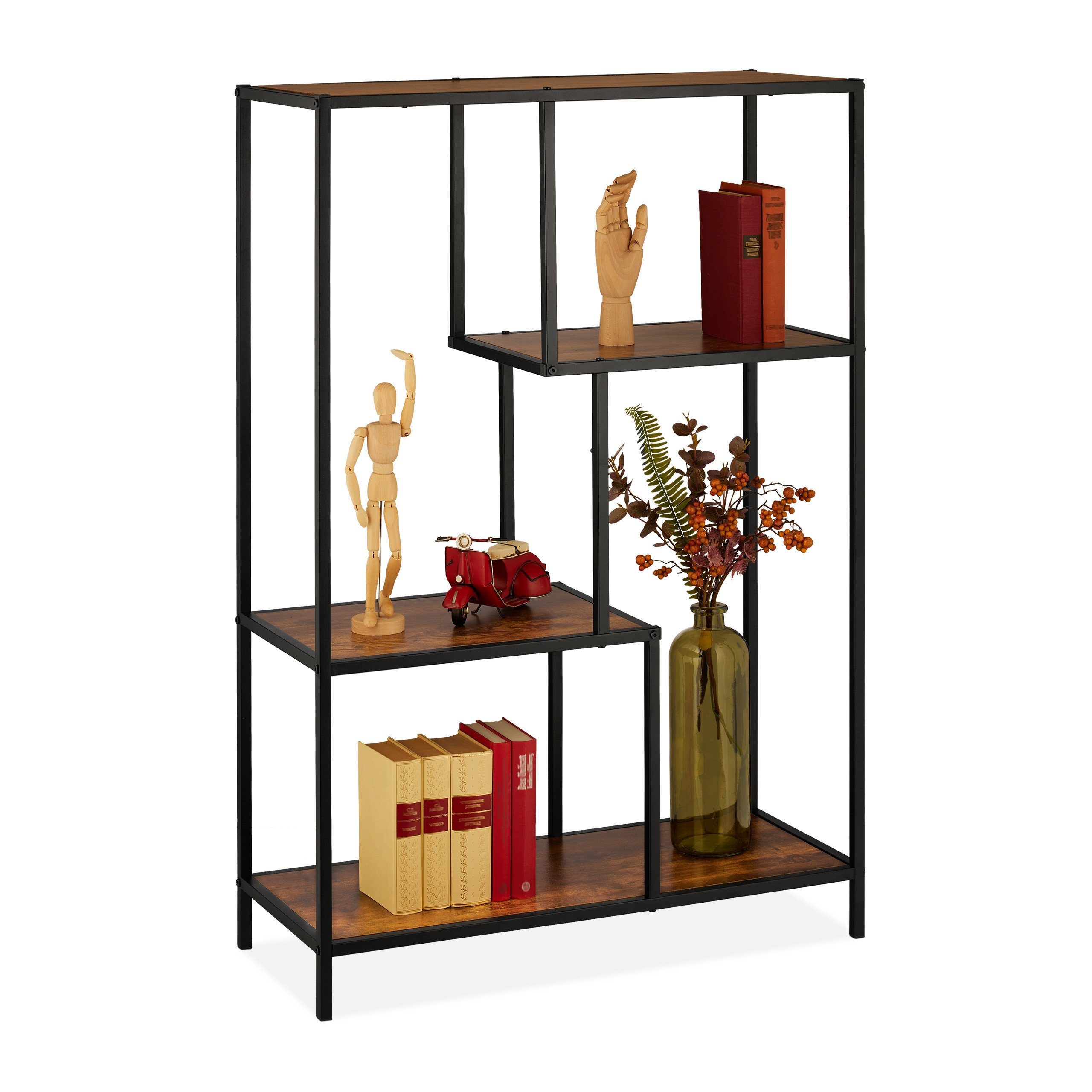 relaxdays Standregal Regal im Industrial Style günstig online kaufen
