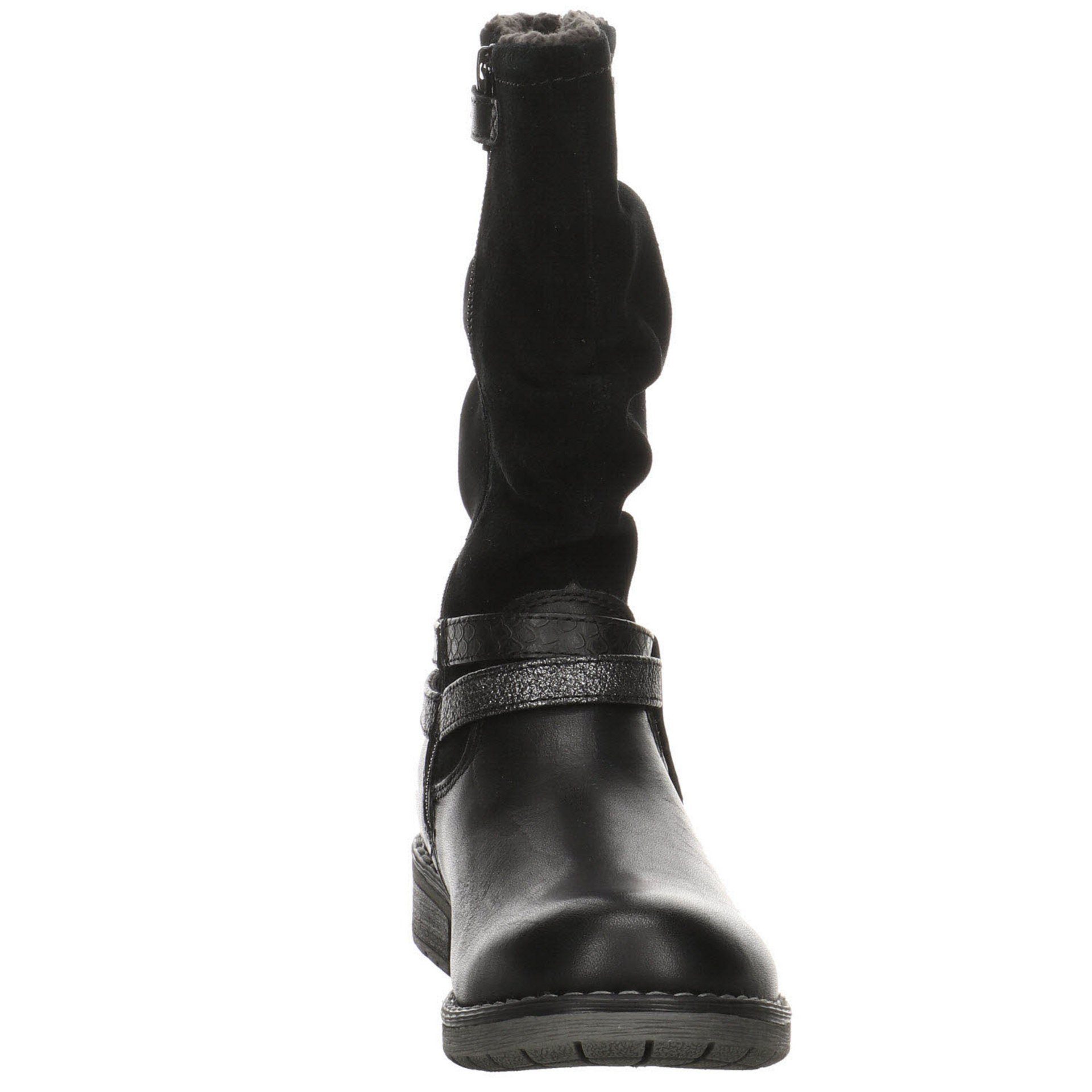 Mädchen Stiefel Stiefelette Black Lia-TEX Lurchi Stiefel Lederkombination Schuhe Nappa