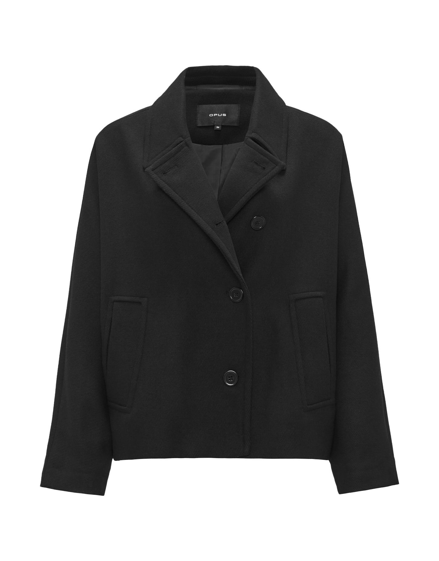 OPUS Kurzjacke Kurzjacke HAJONA Oversize aus Woll-Mix günstig online kaufen