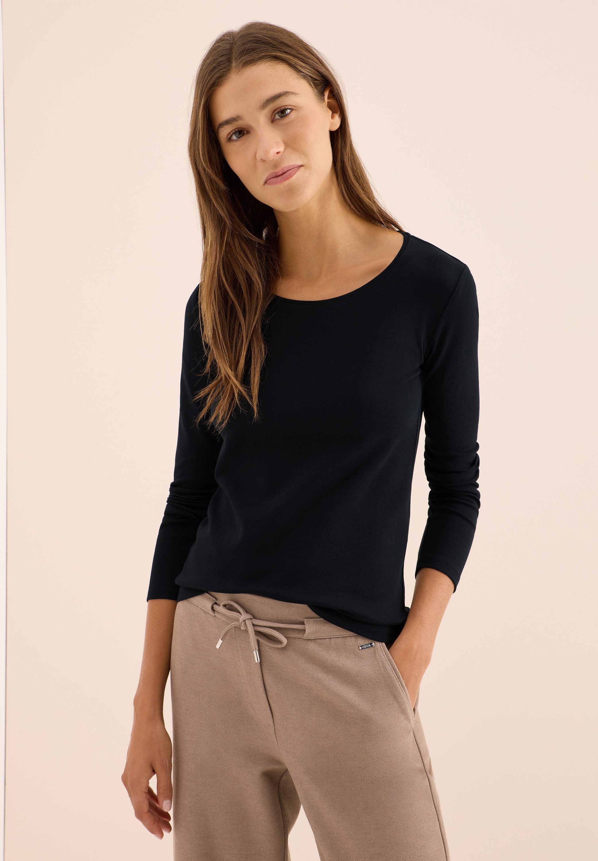 CECIL Langarmshirt Basic günstig online kaufen