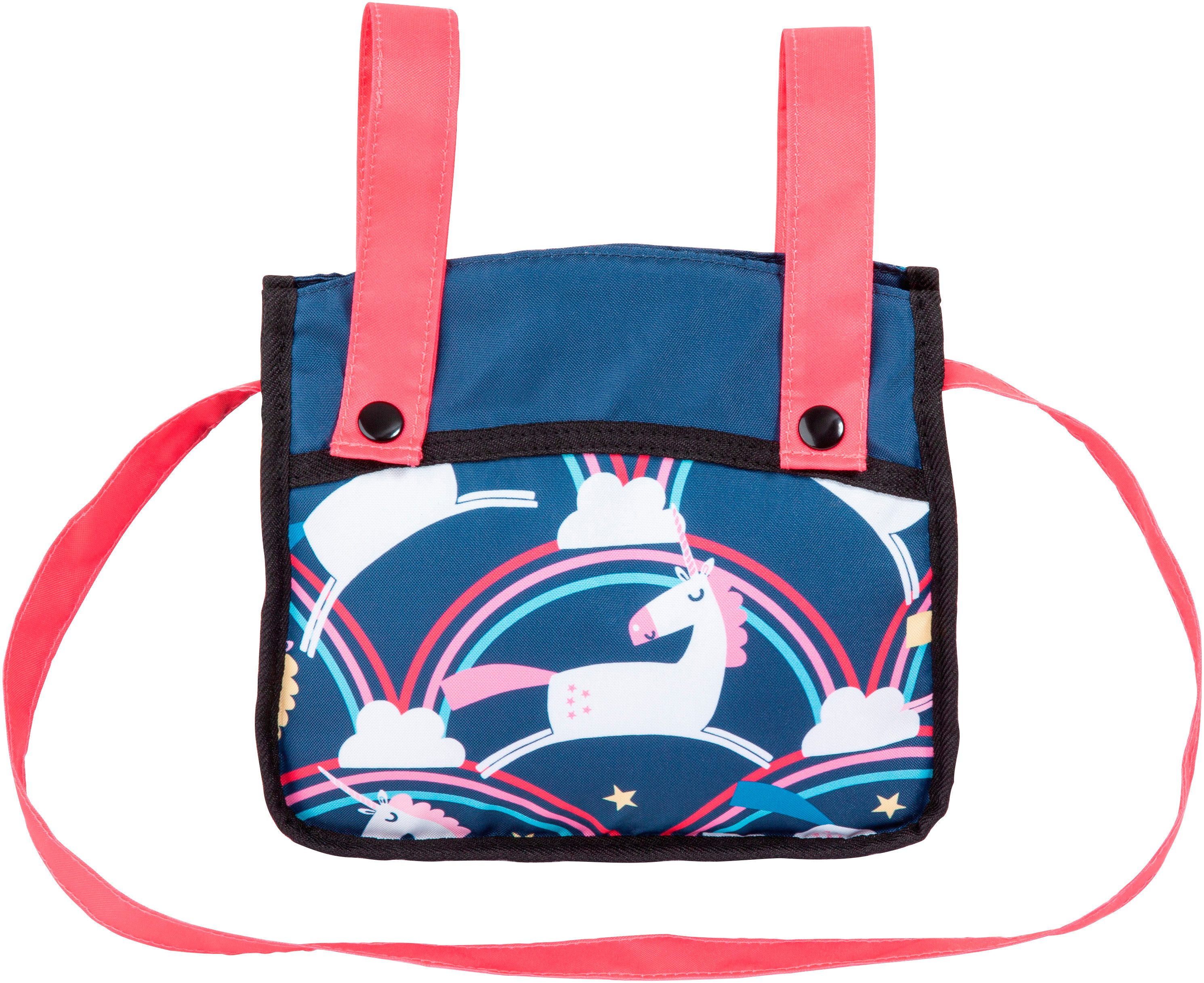 Bayer Puppenwagen Neo Vario Einhorn, mit farblich passender Tasche – Bild 4 von 5