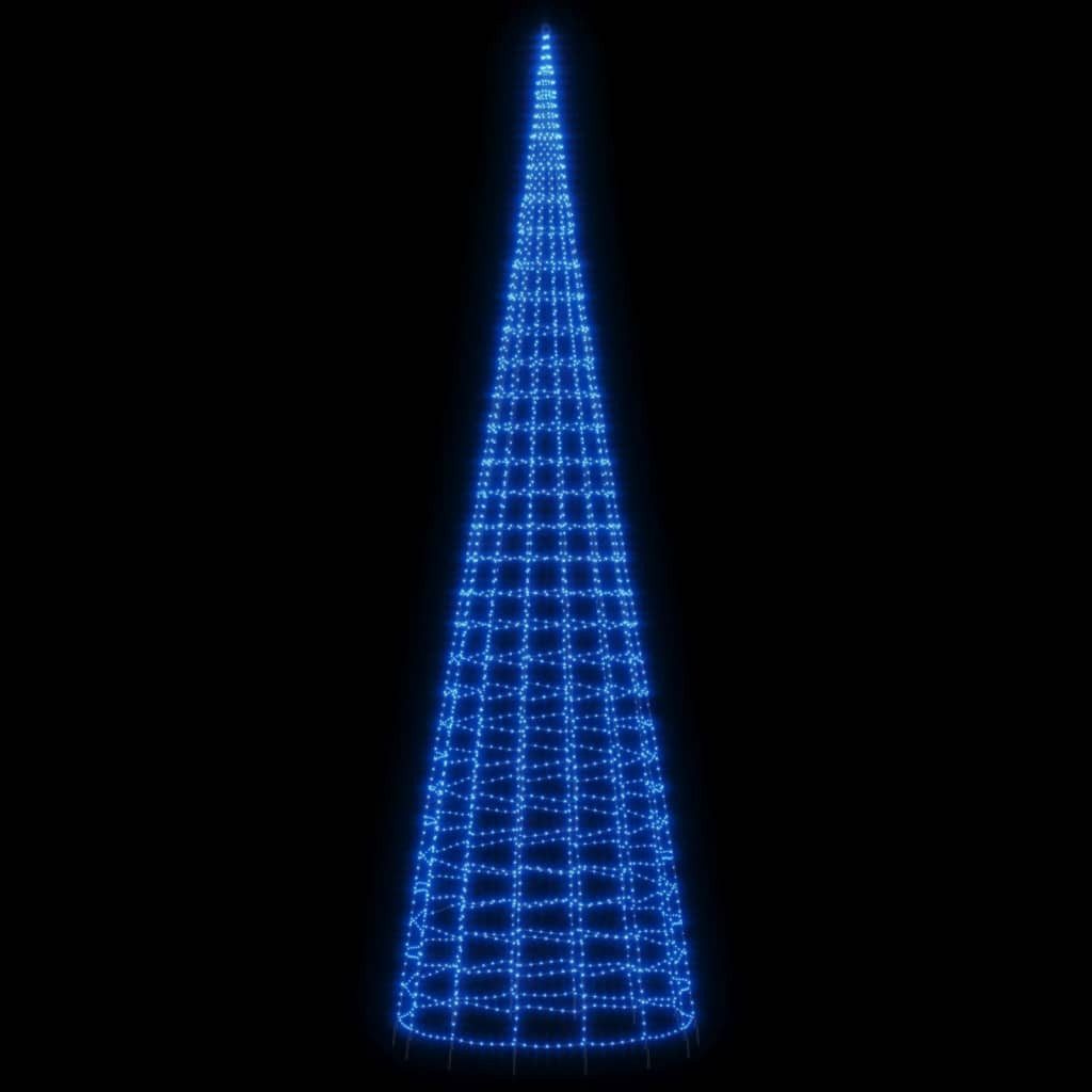 vidaXL Künstlicher Weihnachtsbaum LED-Weihnachtsbaum 3000 LEDs Blau 800 cm