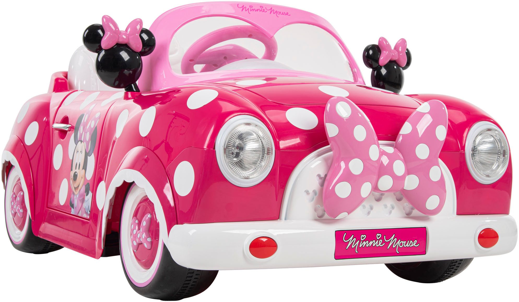 Huffy Elektro-Kinderauto Minnie Car 6v Batterie zum Aufsitzen, Belastbarkeit 27 kg