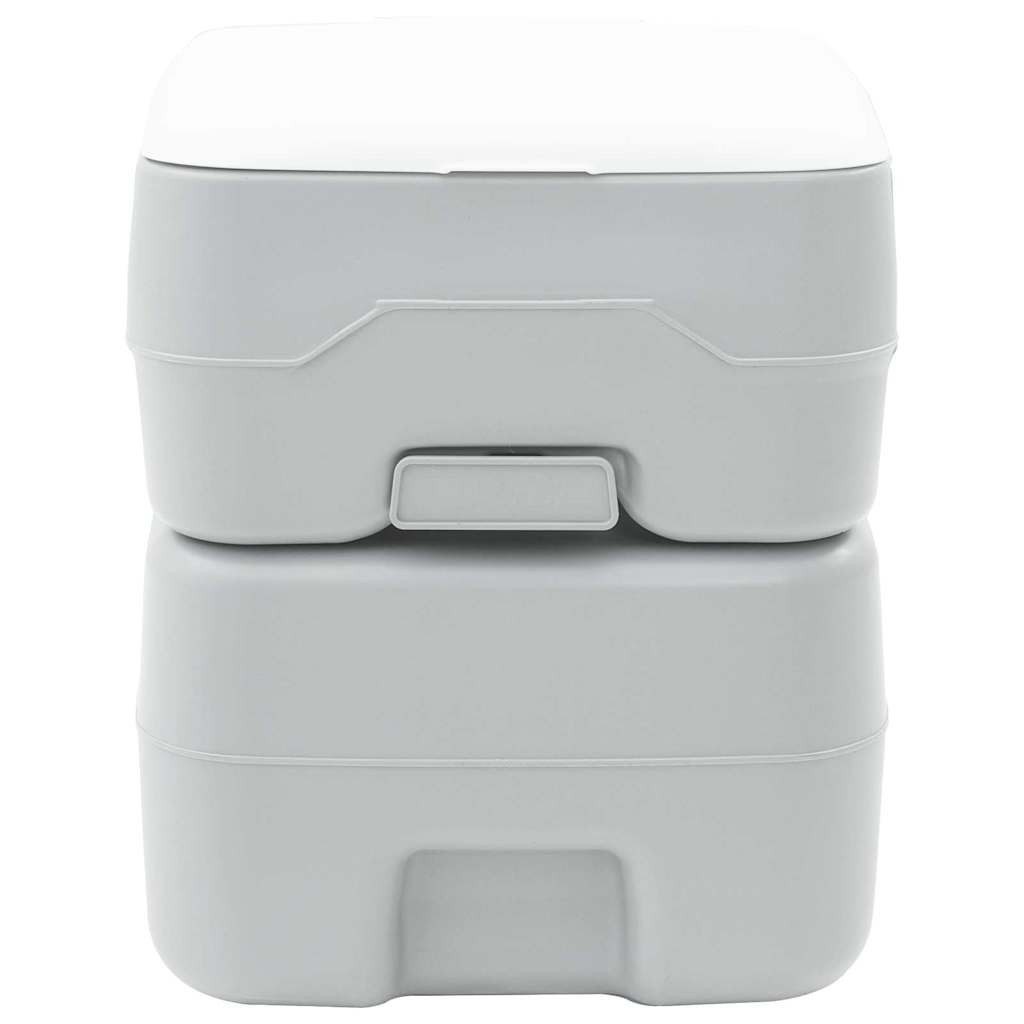 vidaXL Campingtoilette Camping-Toilette Grau 41,5 x 36,5 x 42 cm, (1-St)