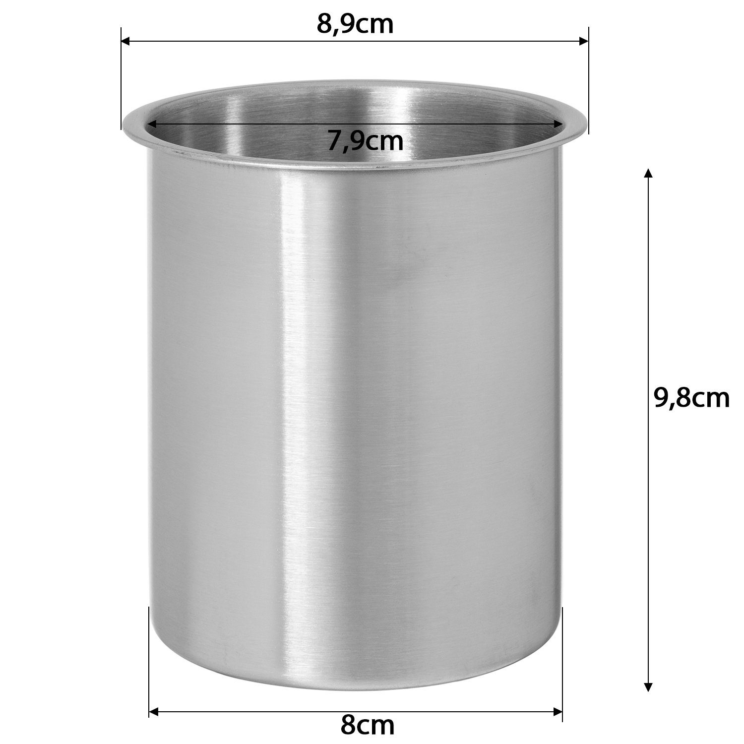 Moritz Leerdose 1 Edelstahl Dosen 0,5 l NEU Brenngel Bio Ethanol Gel (1 St), Kaminzubehör Ethanolkamin Watte Schwamm Wolle
