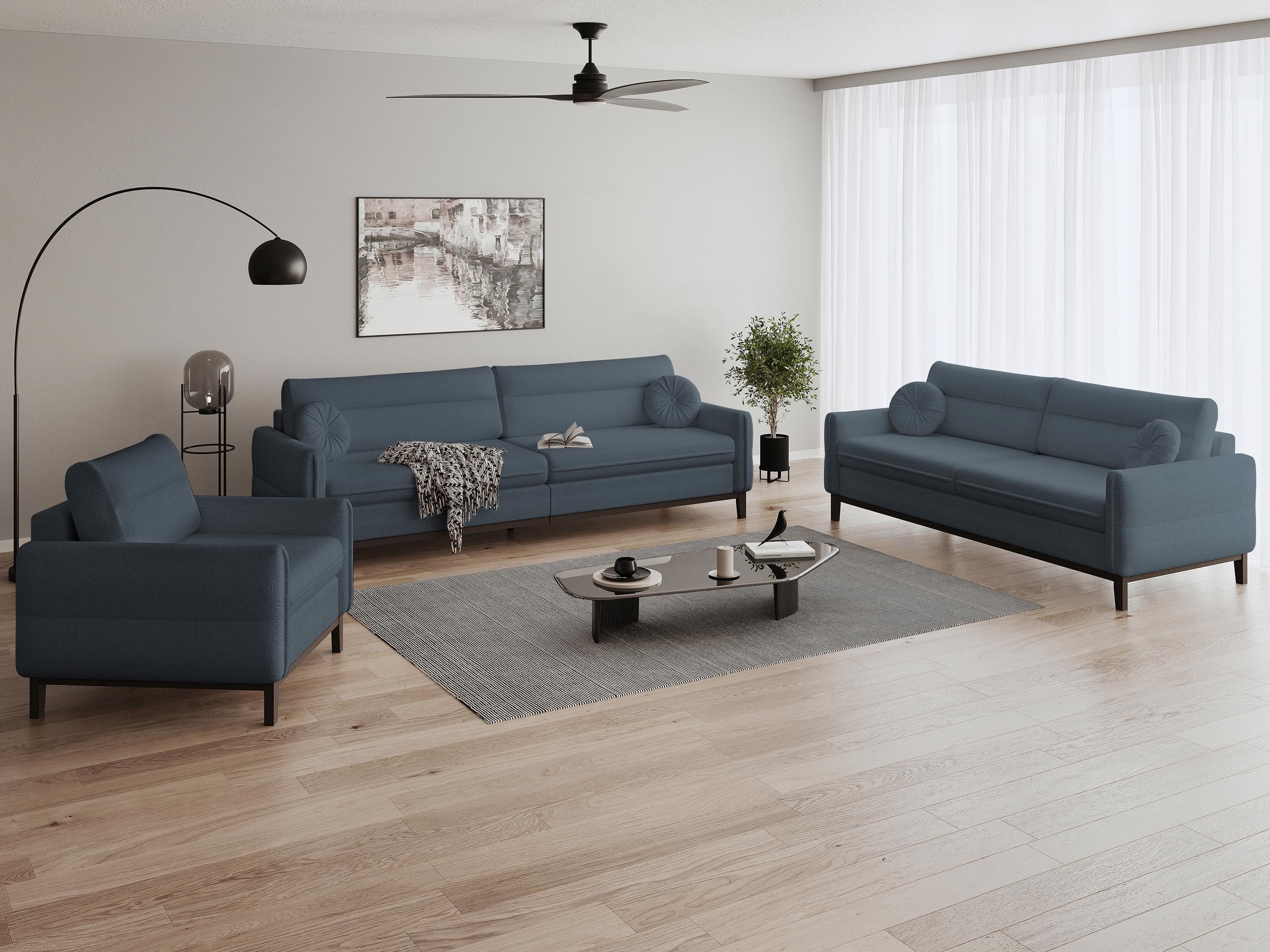Beautysofa Polstergarnitur Belweder, (Couchgarnitur 321 Möbelset), günstig online kaufen
