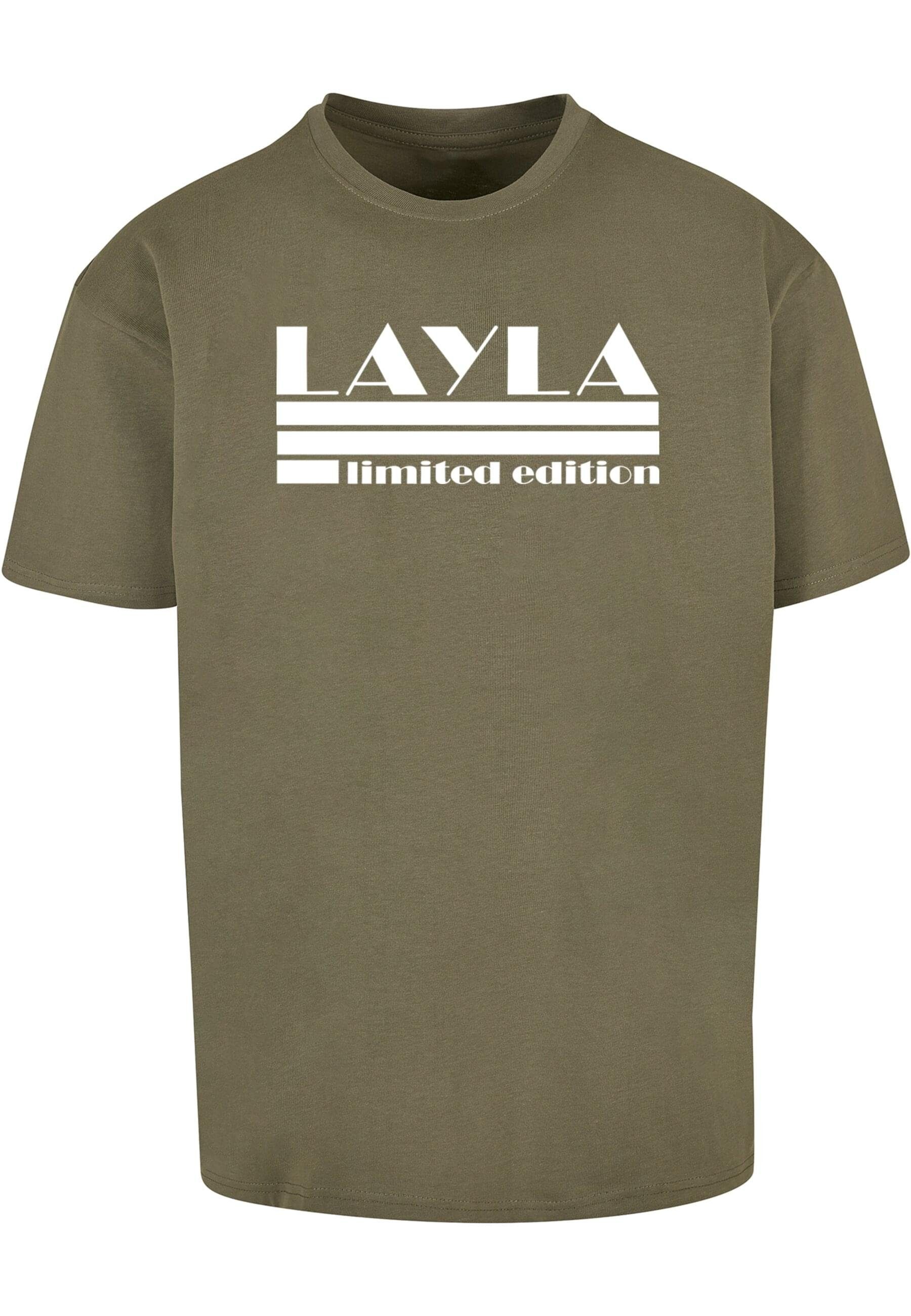 Merchcode T-Shirt Herren Layla - Limited Edition X Heavy Oversize Tee (1-tlg) olive