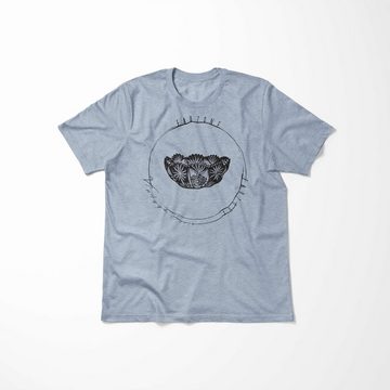 Sinus Art T-Shirt Vintage Herren T-Shirt Kristallschale