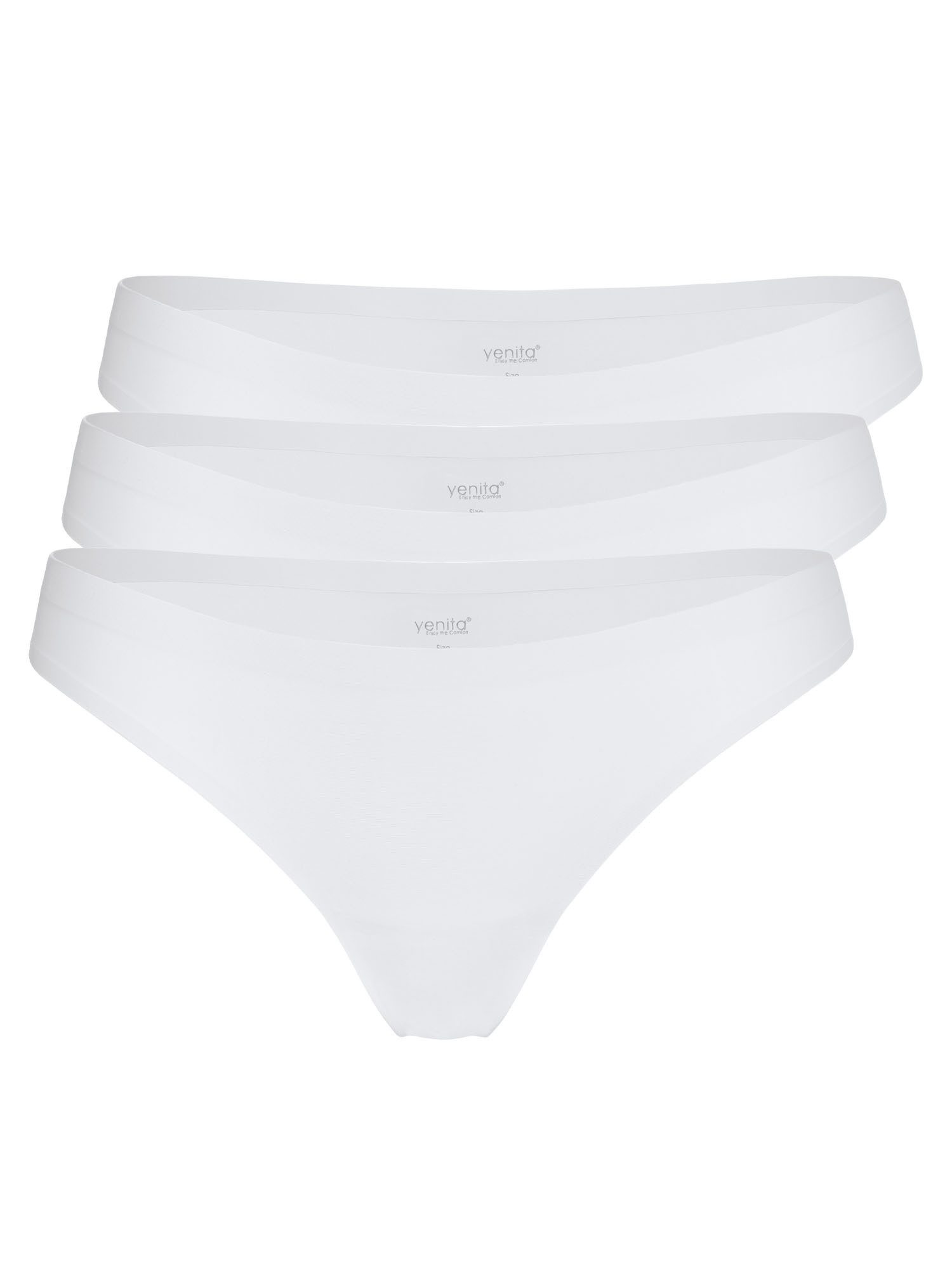 Yenita® String Nahtloser Tanga (3-St) in angenehmer Microfaserqualität