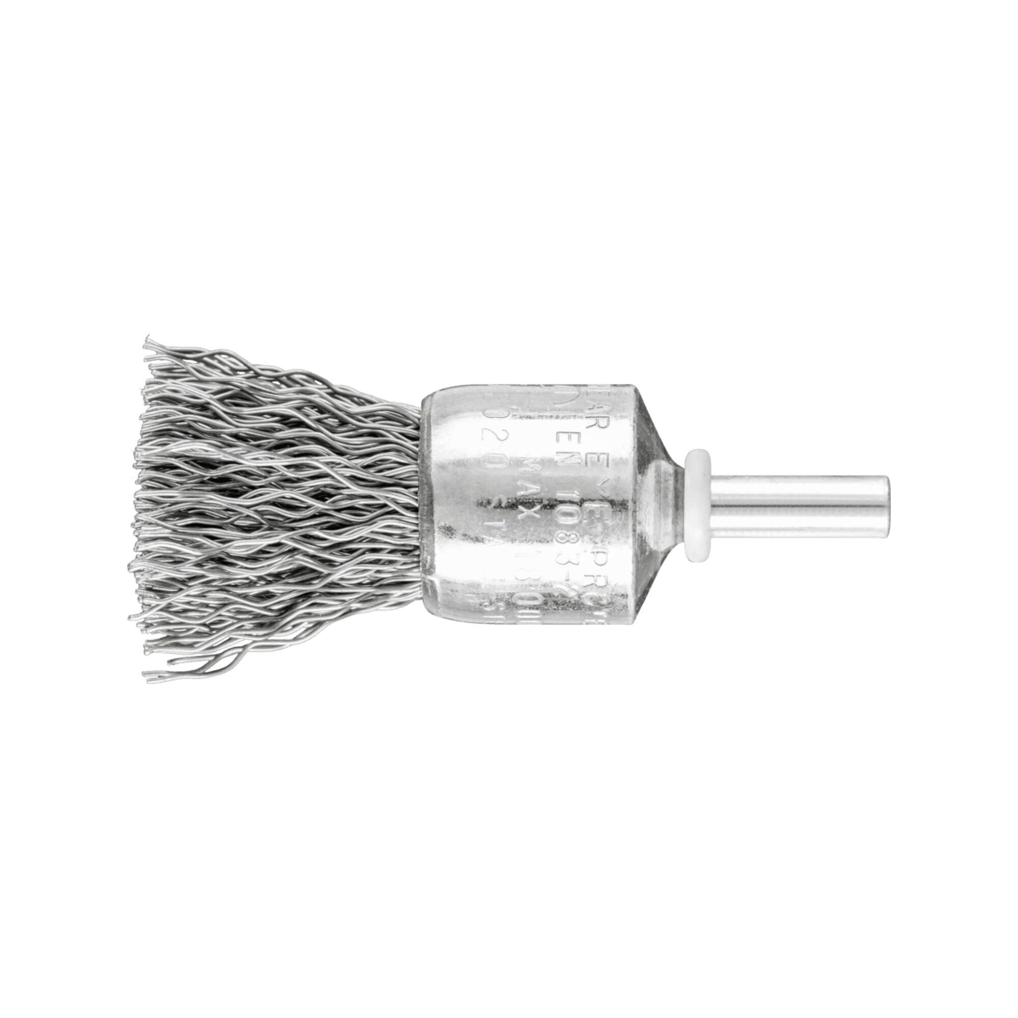 Pferd Drahtbürste PFERD TOOLS Pinselbürste ungezopft PBU Ø20mm Schaft-Ø6 mm Stahl-Draht-