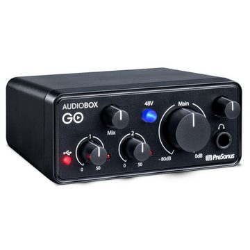 Presonus Audiobox GO USB-Interface Digitales Aufnahmegerät (mit Kopfhörer)