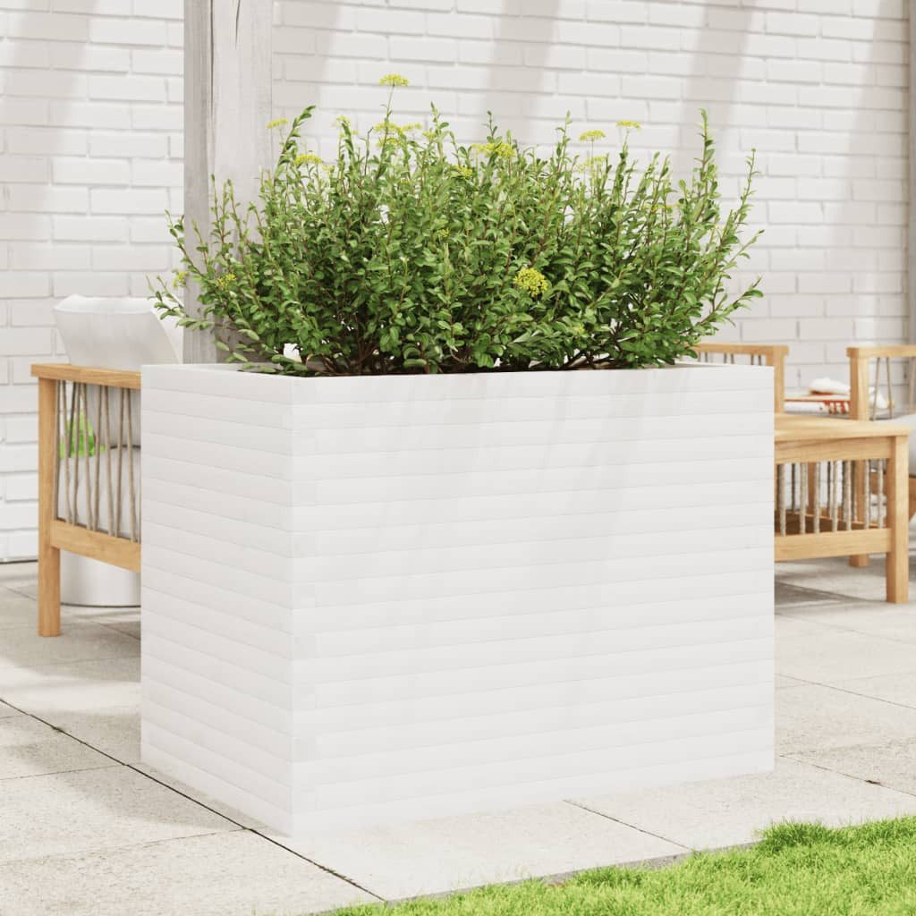 vidaXL Blumentopf Pflanzkübel Weiß 90x60x68,5 cm günstig online kaufen