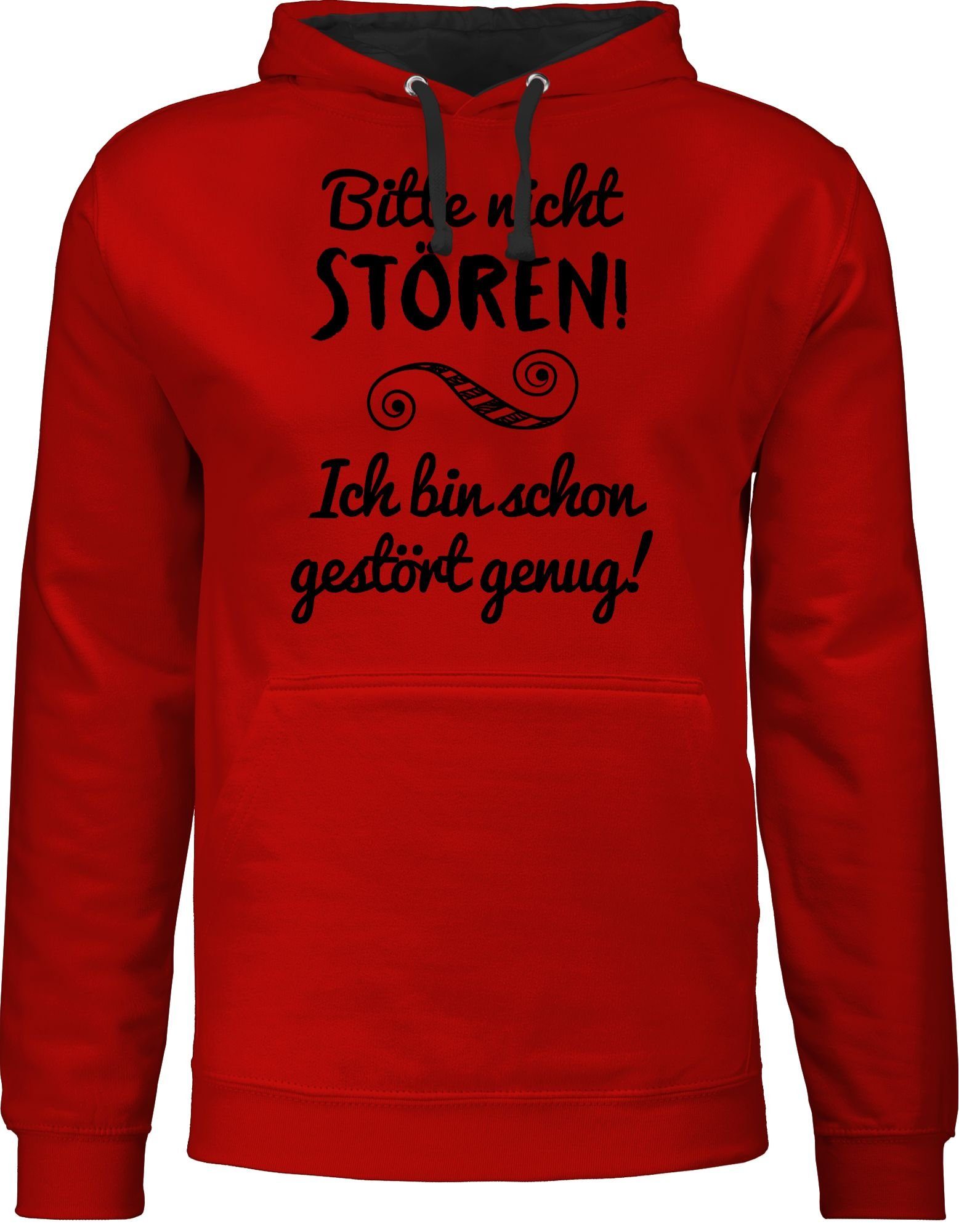 Shirtracer Hoodie »Bitte nicht stören! Sprüche Statement mit Spruch